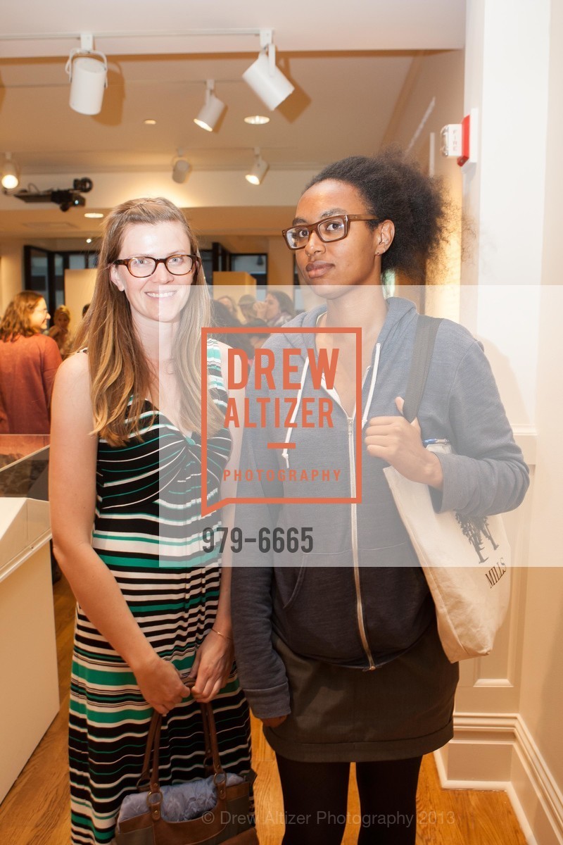Meghan Hade, Ofurhe Igbinedion, CA HISTORICAL SOCIETY Unbuilt San Francisco: The View from Futures Past, Opening Celebration, US, September 6th, 2013, Photo #979-6665 Meghan Hade, Ofurhe Igbinedion, Photo #979-6665