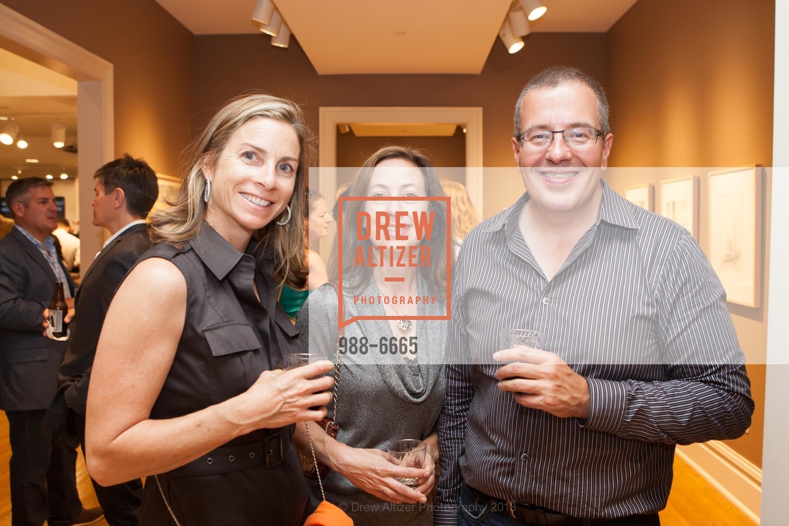 Anna Aldrete Springer, Stacie Moore, Paul Franceus, CA HISTORICAL SOCIETY Unbuilt San Francisco: The View from Futures Past, Opening Celebration, US, September 6th, 2013, Photo #988-6665 Anna Aldrete Springer, Stacie Moore, Paul Franceus, Photo #988-6665