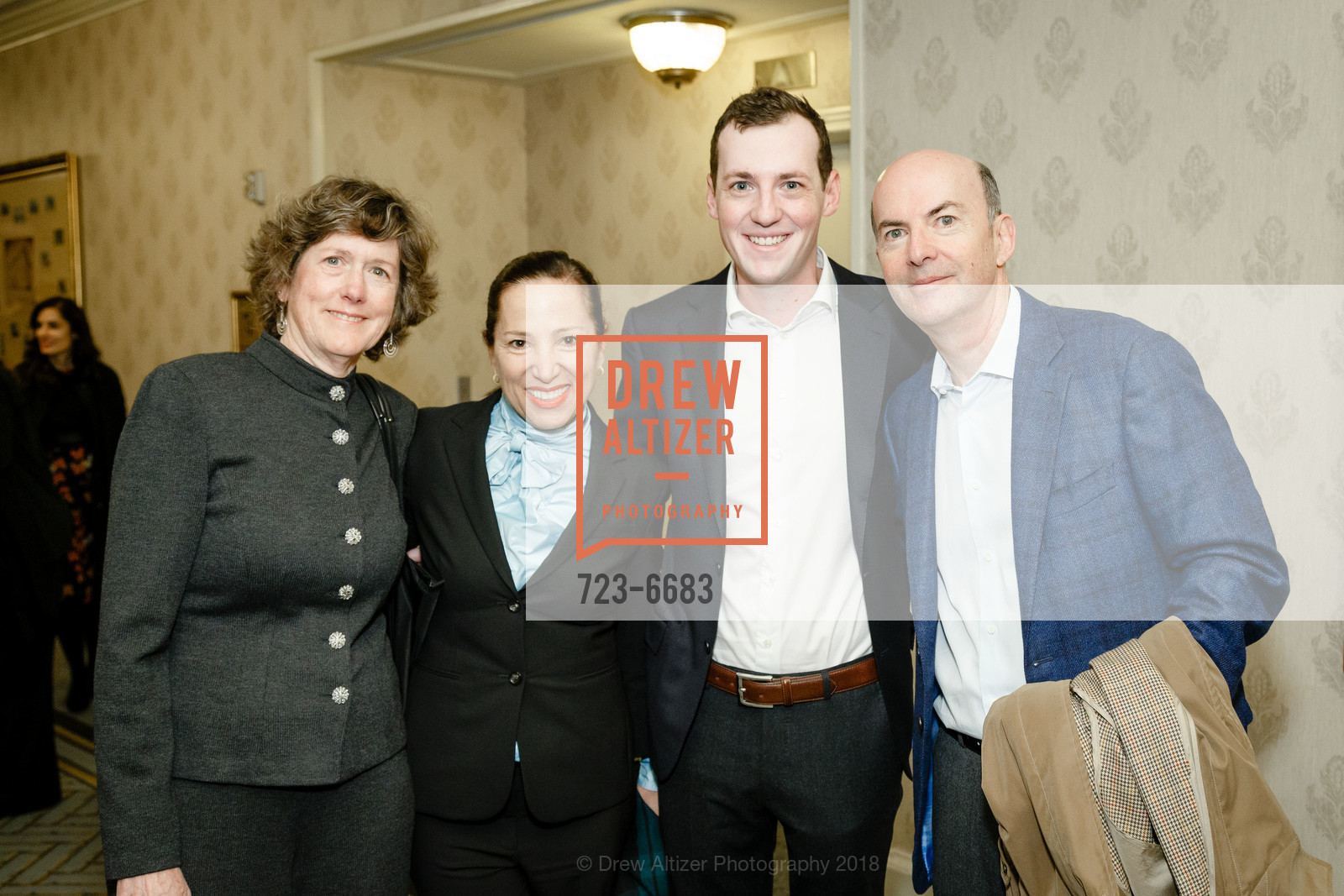 Michelle Mercer, Eleni Kounalakis, Gene Mercer, Bruce Golden, NARAL Pro-Choice's America's 23rd San Francisco Power of Choice Luncheon 2018, The Fairmont. 950 Mason Street San Francisco, CA 94108, March 1st, 2018, Photo #723-6683 Michelle Mercer, Eleni Kounalakis, Gene Mercer, Bruce Golden, Photo #723-6683