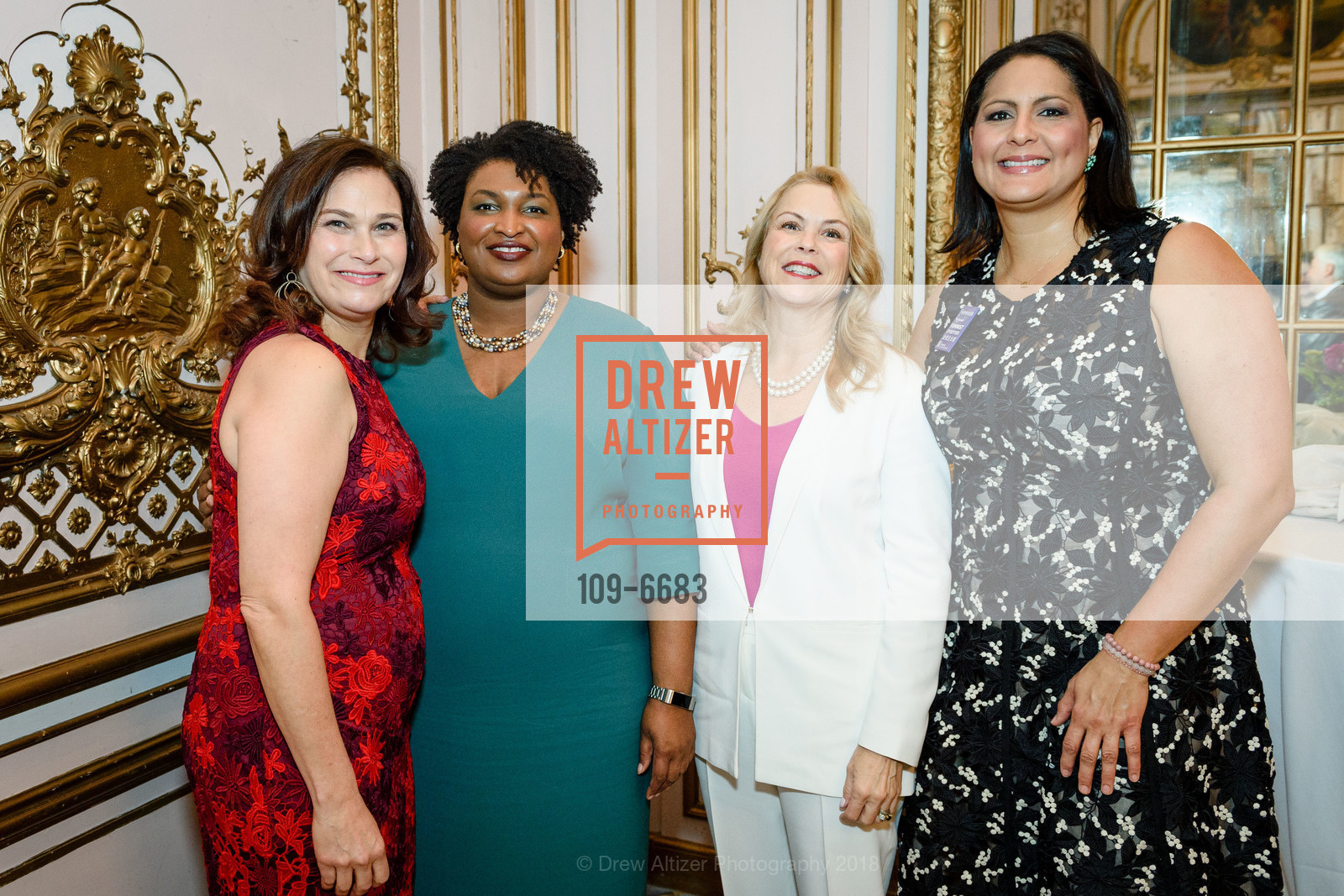 Ilyse Hogue, Stacey Abrams, Nonie Greene, Karen Finney, Photo #109-6683