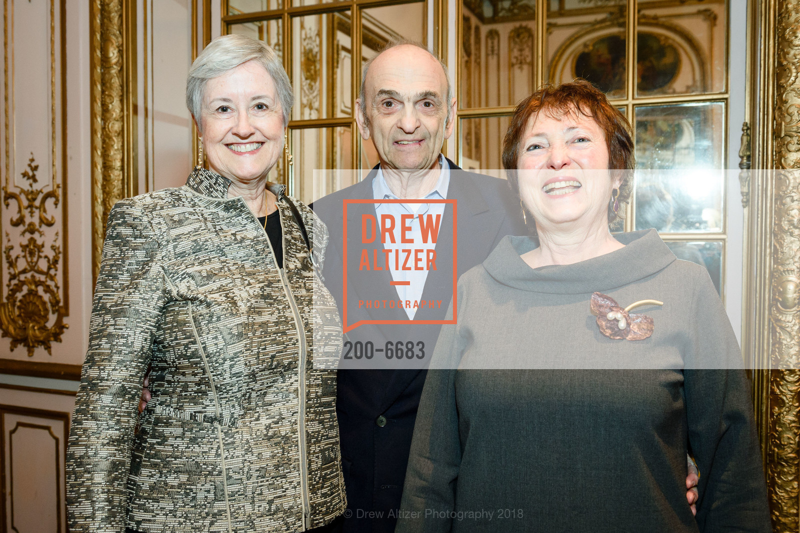 Chris Silver, Larry Silver, Helene Edelman, NARAL Pro-Choice's America's 23rd San Francisco Power of Choice Luncheon 2018, The Fairmont. 950 Mason Street San Francisco, CA 94108, March 1st, 2018, Photo #200-6683 Chris Silver, Larry Silver, Helene Edelman, Photo #200-6683