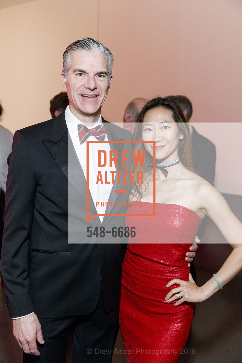 Chris Cooper, Stephanie Zheng, Asian Art Museum Gala 2018, Asian Art Museum. 200 Larkin St, March 1st, 2018, Photo #548-6686 Chris Cooper, Stephanie Zheng, Photo #548-6686