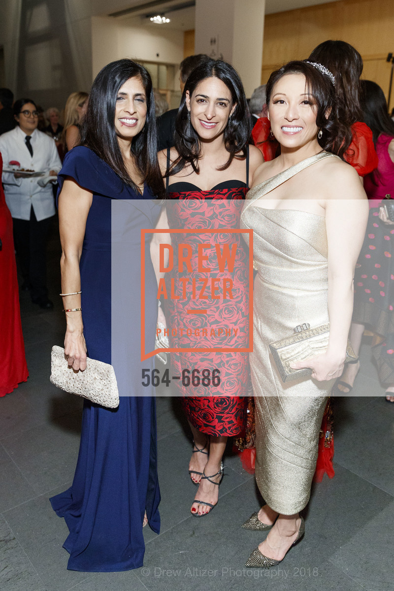 Shashi Deb, Puja Kaul, Cori Bates, Asian Art Museum Gala 2018, Asian Art Museum. 200 Larkin St, March 1st, 2018, Photo #564-6686 Shashi Deb, Puja Kaul, Cori Bates, Photo #564-6686