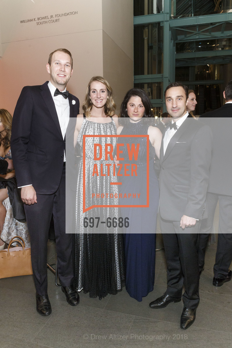 Patrick Biehl, Jane Johnson, Gregoire Staub, Isabelle Staub, Asian Art Museum Gala 2018, Asian Art Museum. 200 Larkin St, March 1st, 2018, Photo #697-6686 Patrick Biehl, Jane Johnson, Gregoire Staub, Isabelle Staub, Photo #697-6686