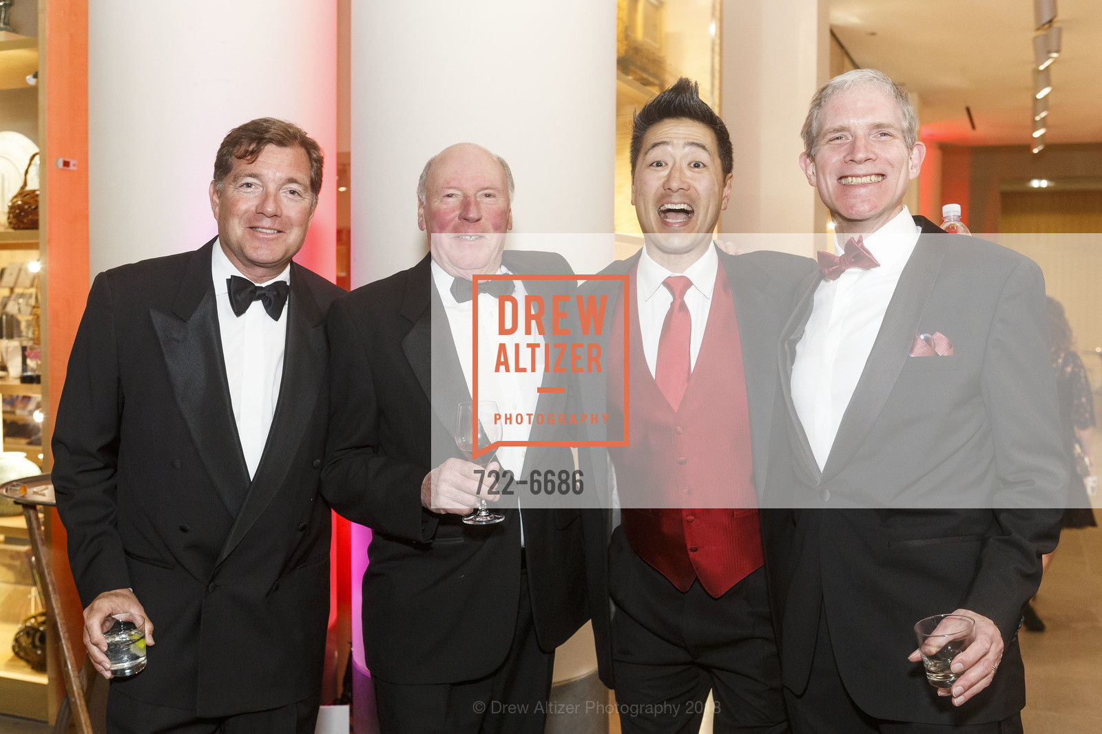 John, Rieder Urf, Larry Chiang, Peter Nuth, Asian Art Museum Gala 2018, Asian Art Museum. 200 Larkin St, March 1st, 2018, Photo #722-6686 John, Rieder Urf, Larry Chiang, Peter Nuth, Photo #722-6686