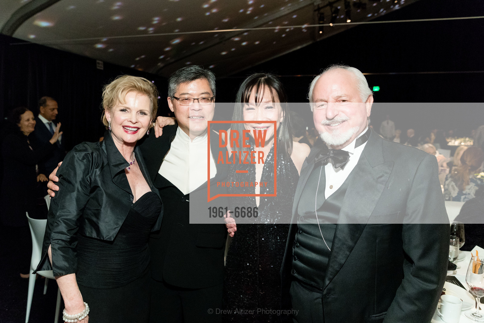 Michelle Alioto, Jay Xu, Lucy Sun, Joe Alioto, Asian Art Museum Gala 2018, Asian Art Museum. 200 Larkin St, Photo #1961-6686 Michelle Alioto, Jay Xu, Lucy Sun, Joe Alioto, Photo #1961-6686