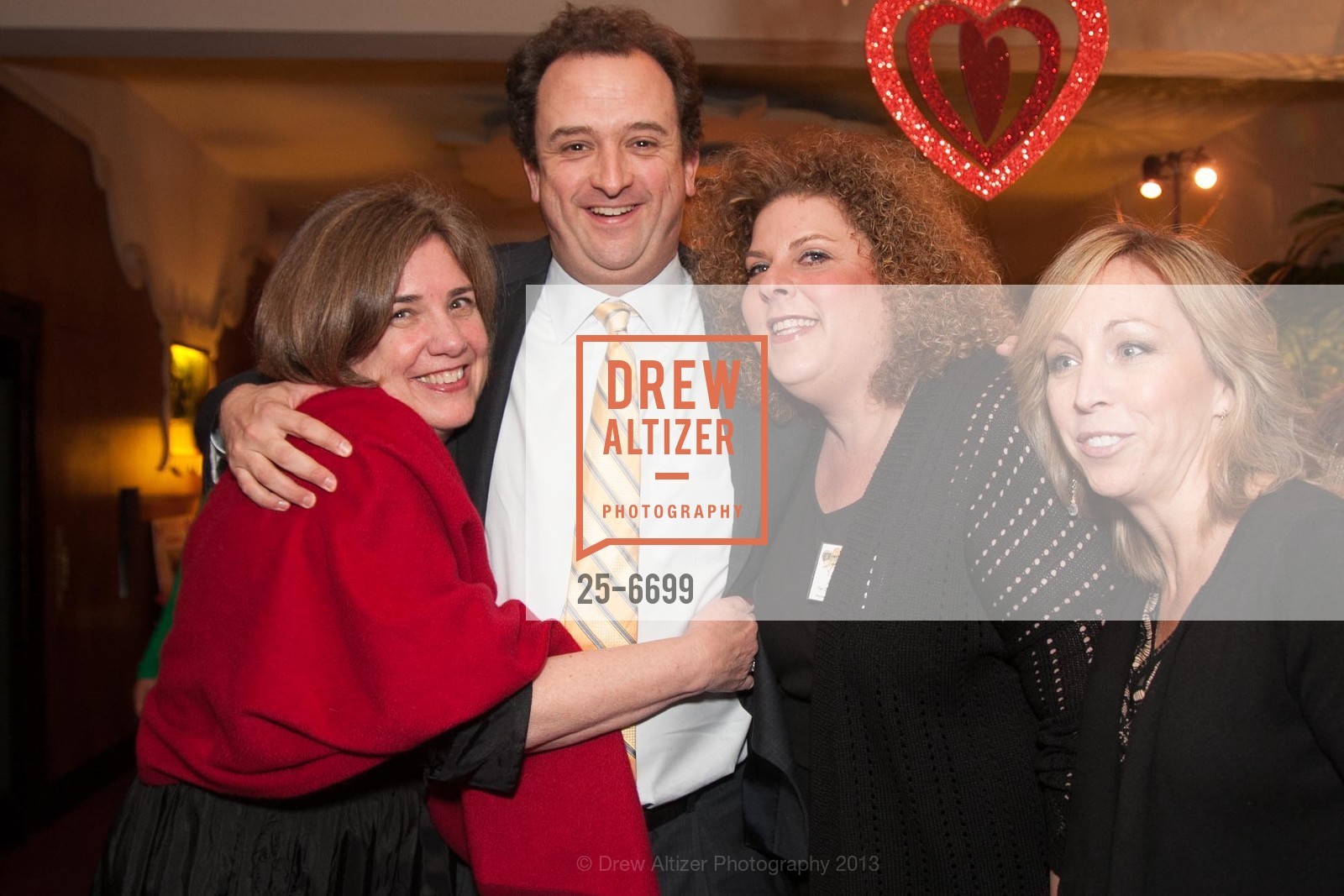 Eileen Donahoe, Sean Elsbernd, Mary Flynn, Beth Fergus, That's Amore Honoring SEAN ELSBERND, for the Benefit of Children and Teen Program at Pomeroy Recreation and Rehabilitation Center, US, February 9th, 2013, Photo #25-6699 Eileen Donahoe, Sean Elsbernd, Mary Flynn, Beth Fergus, Photo #25-6699