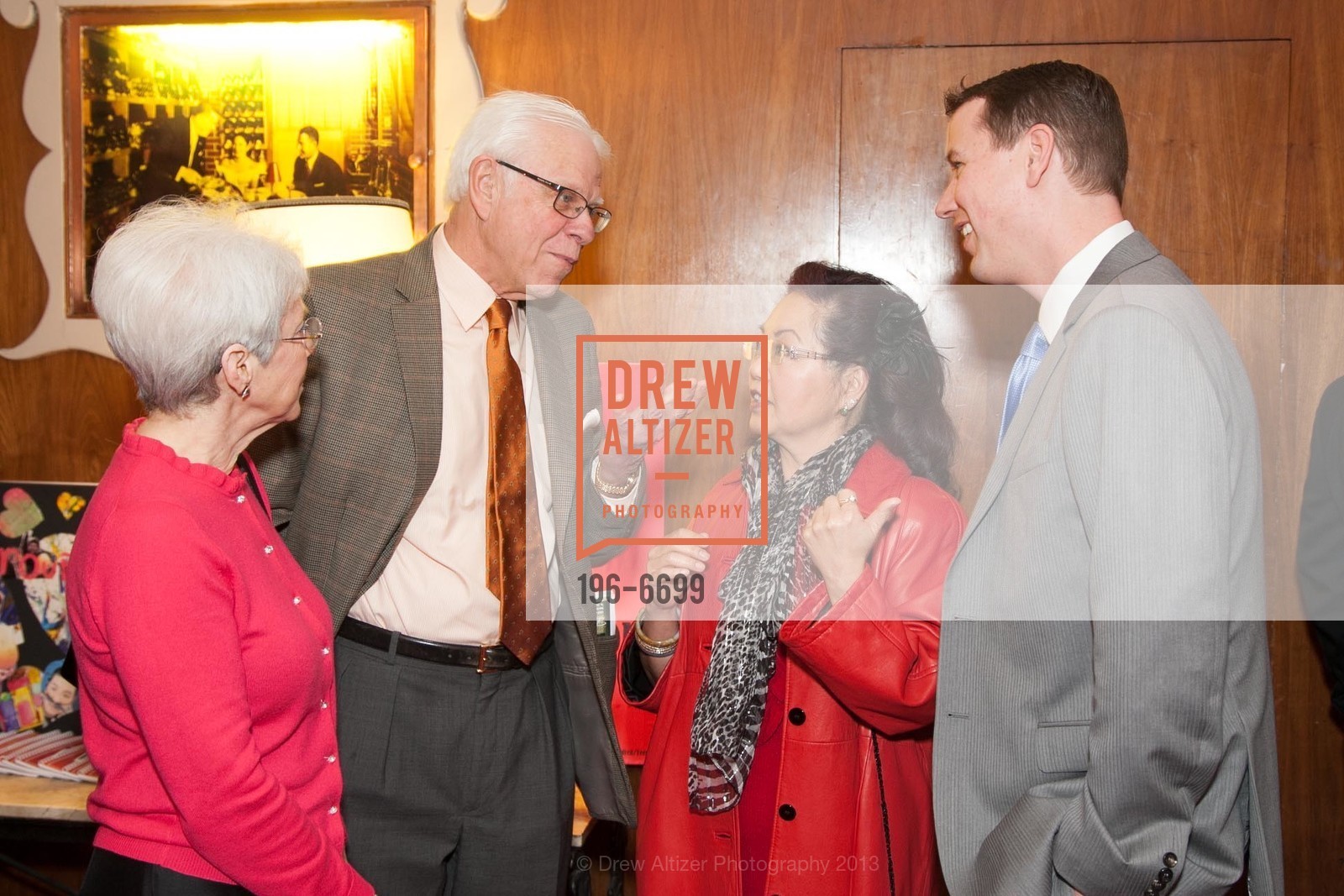 Jean Terheyden, Bill Terheyden, Jocelyn Carter, Jacques Lehot, That's Amore Honoring SEAN ELSBERND, for the Benefit of Children and Teen Program at Pomeroy Recreation and Rehabilitation Center, US, February 9th, 2013, Photo #196-6699 Jean Terheyden, Bill Terheyden, Jocelyn Carter, Jacques Lehot, Photo #196-6699