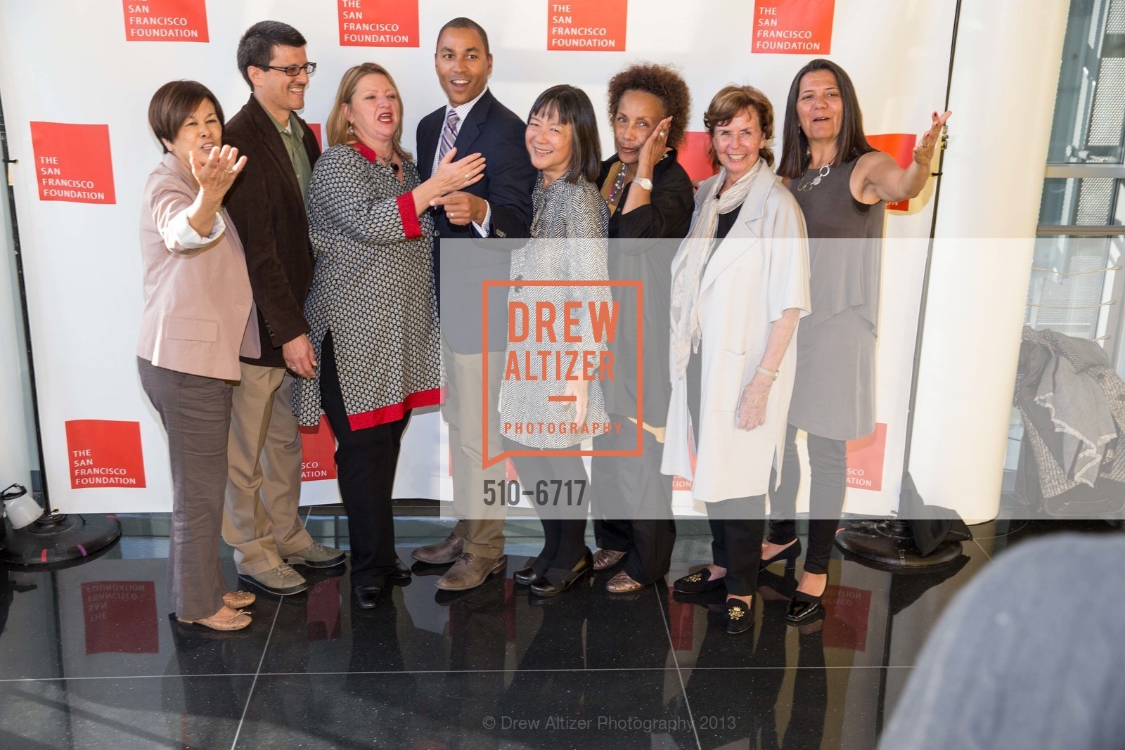 Sheryl Wong, Kurt Organista, Marcella Medina, Andy Ballard, Tatwina Lee, Gay Plair Cobb, Charlene Harvey, Sandra Garcia, THE SAN FRANCISCO FOUNDATION: 2013 Community Leader Awards, Yerba Buena Center for the Arts, Novellus Theater. 700 Howard Street, October 1st, 2013, Photo #510-6717 Sheryl Wong, Kurt Organista, Marcella Medina, Andy Ballard, Tatwina Lee, Gay Plair Cobb, Charlene Harvey, Sandra Garcia, Photo #510-6717