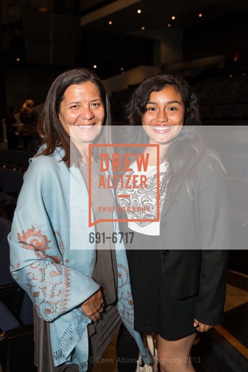 Sandra Hernandez, Maya Paredes-Hernandez, THE SAN FRANCISCO FOUNDATION: 2013 Community Leader Awards, Yerba Buena Center for the Arts, Novellus Theater. 700 Howard Street, October 1st, 2013, Photo #691-6717 Sandra Hernandez, Maya Paredes-Hernandez, Photo #691-6717