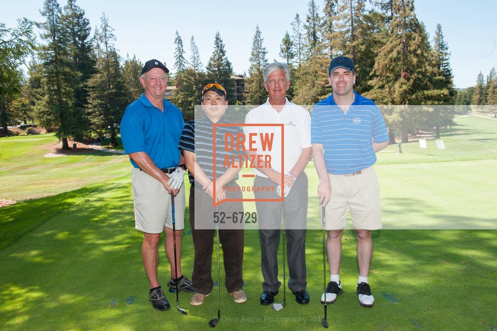 Hardwin Mead, Ping Duan, Mark Pfeil, Greg Engel, SEQUOIA HOSPITAL FOUNDATION'S 29th Annual Invitational Golf Tournament, US, September 9th, 2013, Photo #52-6729 Hardwin Mead, Ping Duan, Mark Pfeil, Greg Engel, Photo #52-6729