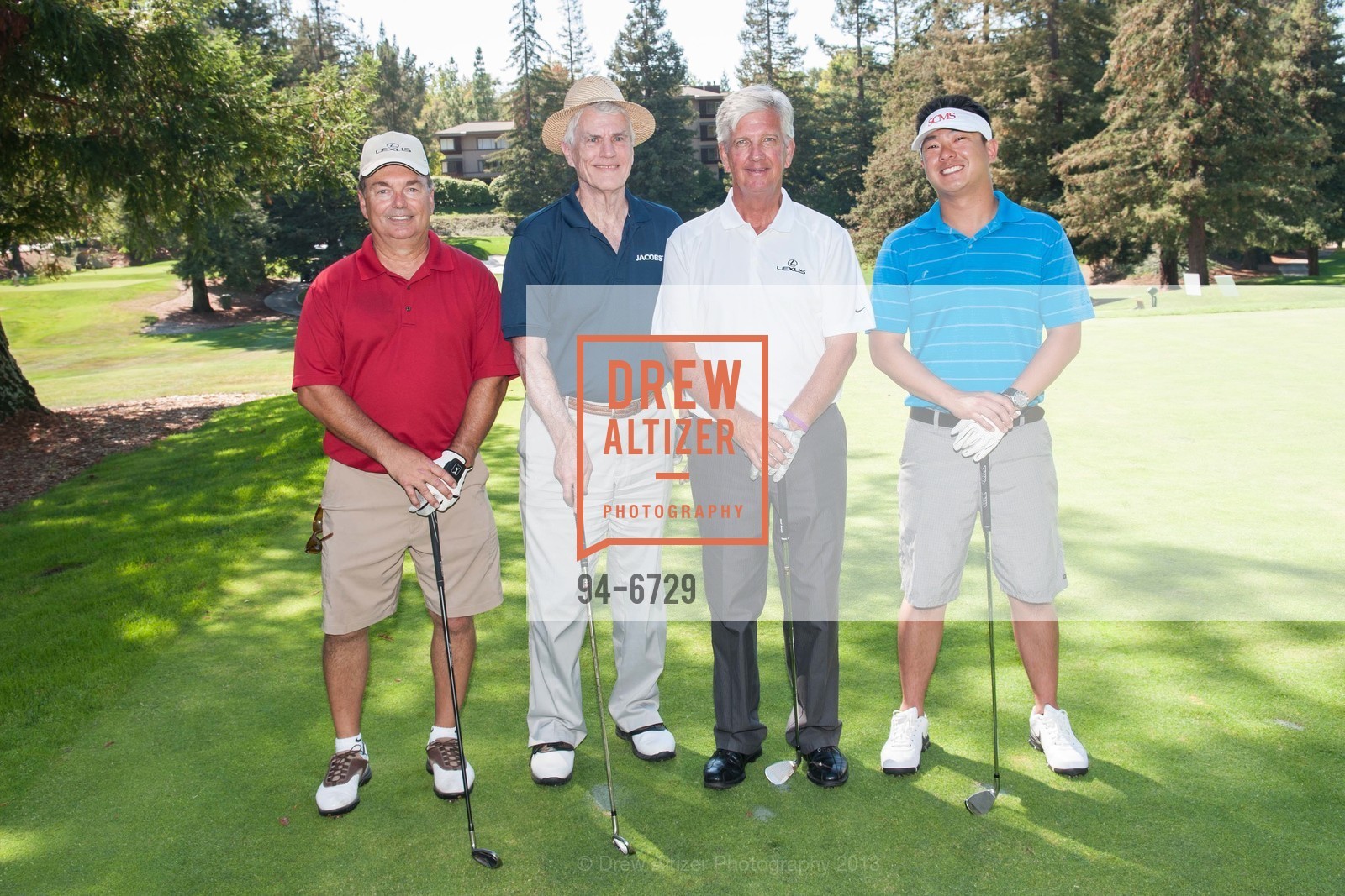 Gary Adams, Don Stewart, Mark Pfeil, Rex Wang, SEQUOIA HOSPITAL FOUNDATION'S 29th Annual Invitational Golf Tournament, US, September 9th, 2013, Photo #94-6729 Gary Adams, Don Stewart, Mark Pfeil, Rex Wang, Photo #94-6729