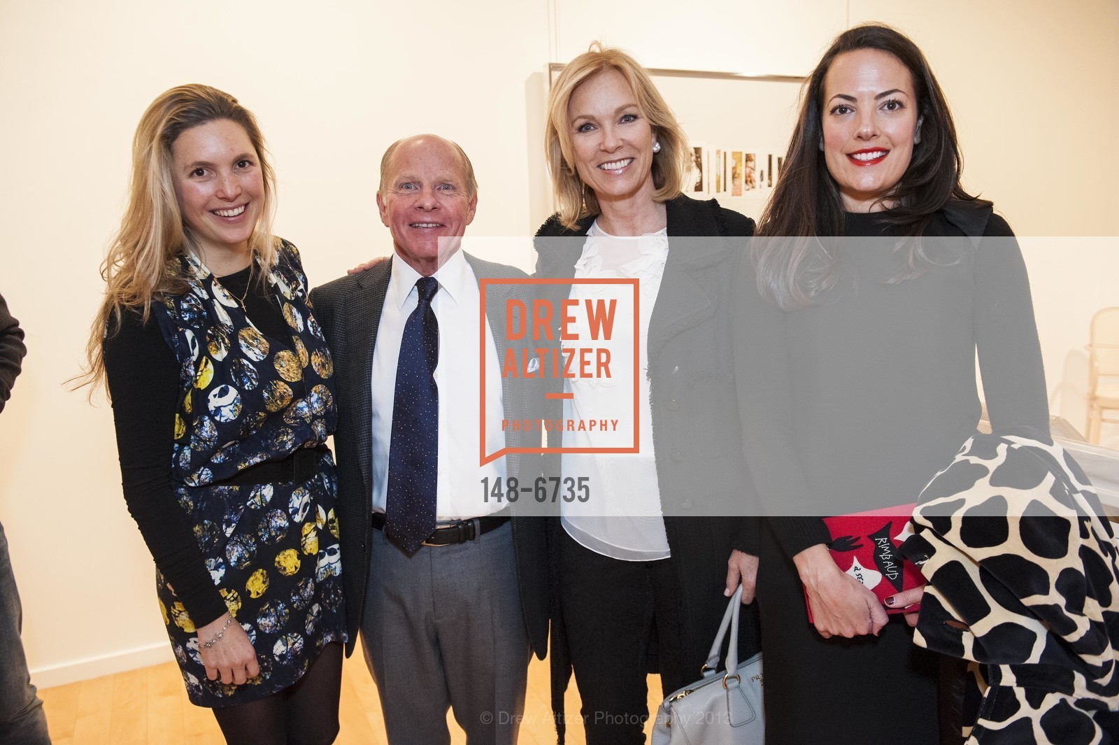 Elise van Middelem, John Berggruen, Deborah McLeod, Domenica Dunlap, Taryn Simon Opening at the John Berggruen Gallery, US, January 16th, 2013, Photo #148-6735 Elise van Middelem, John Berggruen, Deborah McLeod, Domenica Dunlap, Photo #148-6735