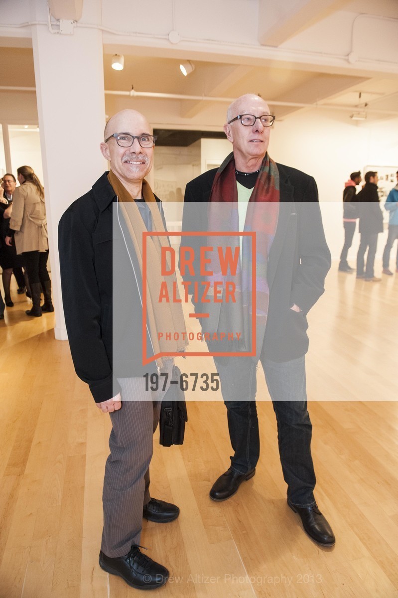 Larry Bongort, Doug Shoemaker, Taryn Simon Opening at the John Berggruen Gallery, US, January 16th, 2013, Photo #197-6735 Larry Bongort, Doug Shoemaker, Photo #197-6735