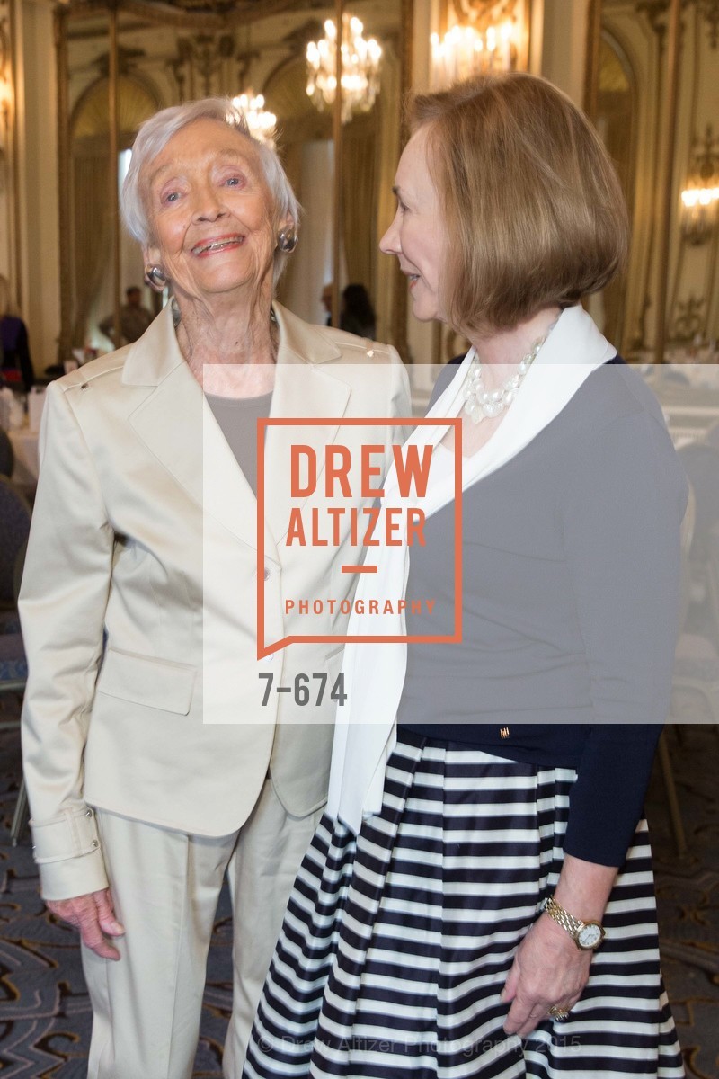 Peggy Montgomery, Trish Otstott, Junior League of San Francisco's WATCH Luncheon, Fairmont Hotel. 950 Mason Street, May 4th, 2015,Drew Altizer, Drew Altizer Photography, full-service agency, private events, San Francisco photographer, photographer california