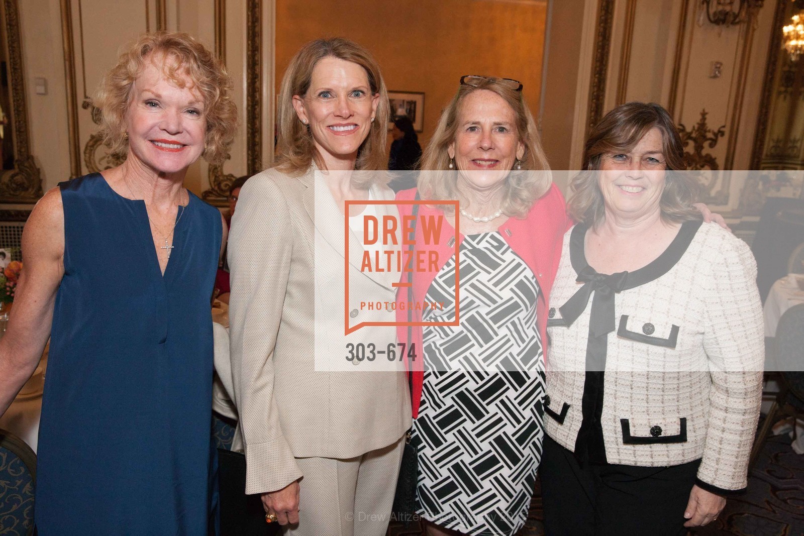 Lynn Lubbock, Judy LeMarr, Betsy Coover, Carolyn Squeri, Junior League of San Francisco's WATCH Luncheon, Fairmont Hotel. 950 Mason Street, May 4th, 2015,Drew Altizer, Drew Altizer Photography, full-service agency, private events, San Francisco photographer, photographer california