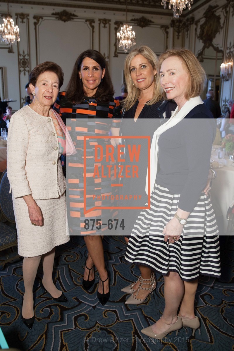 Roselyne Swig, Lisa Grotts, Jane Inch, Trish Otstott, Junior League of San Francisco's WATCH Luncheon, Fairmont Hotel. 950 Mason Street, May 4th, 2015,Drew Altizer, Drew Altizer Photography, full-service agency, private events, San Francisco photographer, photographer california