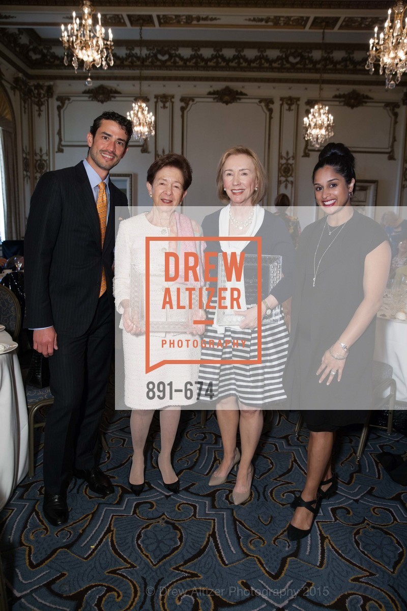 Frederico Soldino, Roselyne Swig, Trish Otstott, Sonia Mondkar-Floyd, Junior League of San Francisco's WATCH Luncheon, Fairmont Hotel. 950 Mason Street, May 4th, 2015,Drew Altizer, Drew Altizer Photography, full-service agency, private events, San Francisco photographer, photographer california