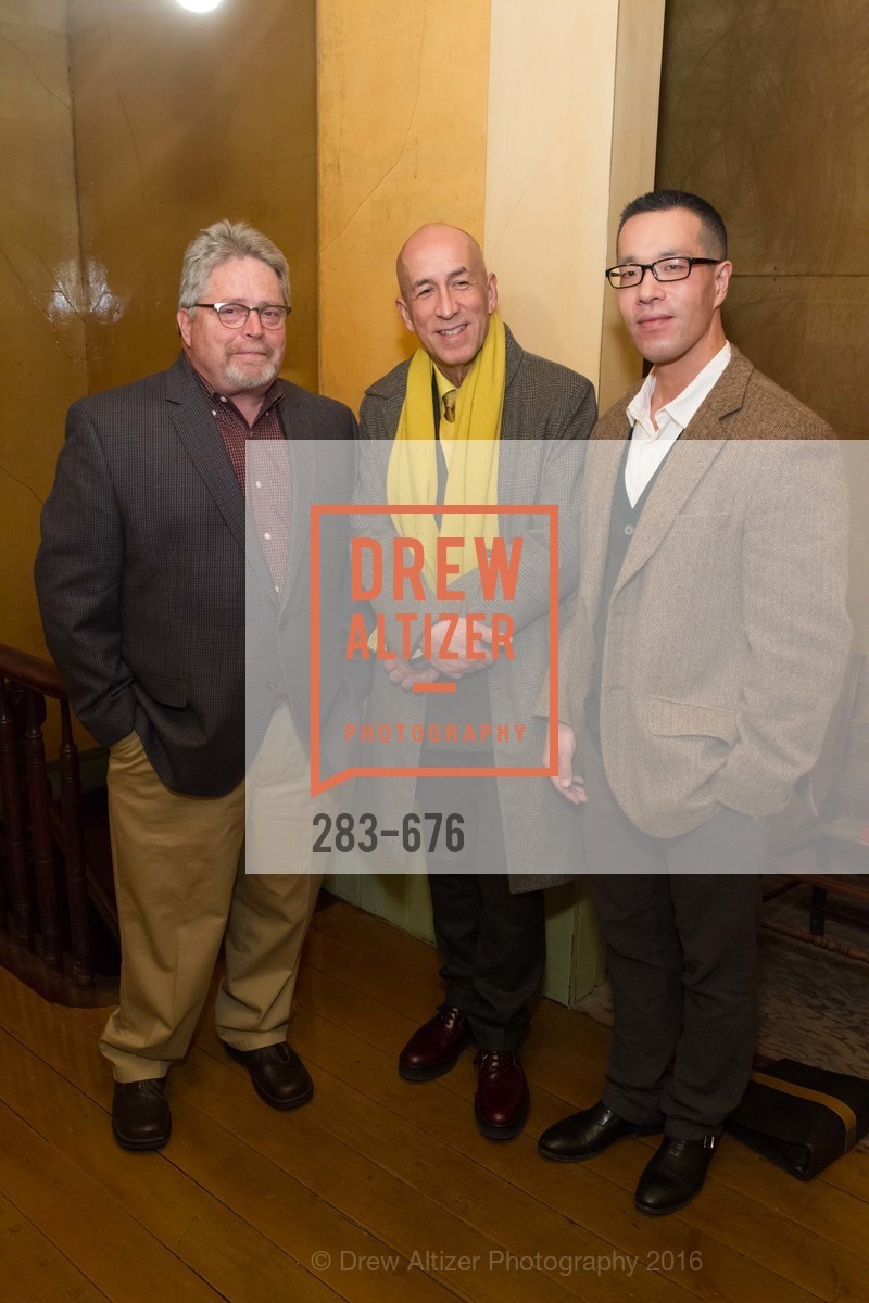 Jeff Kelley, Ed Gilbert, Kern Shin, 500 Capp Street Preview Reception, 500 Capp Street Foundation. 500 Capp Street, January 7th, 2016,Drew Altizer, Drew Altizer Photography, full-service agency, private events, San Francisco photographer, photographer california