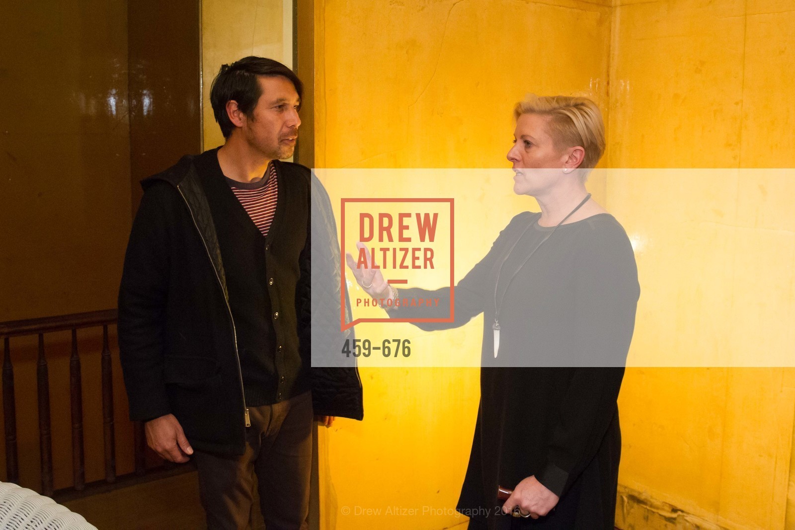 Ray Virgil, Carlie Wilmans, 500 Capp Street Preview Reception, 500 Capp Street Foundation. 500 Capp Street, January 7th, 2016,Drew Altizer, Drew Altizer Photography, full-service agency, private events, San Francisco photographer, photographer california