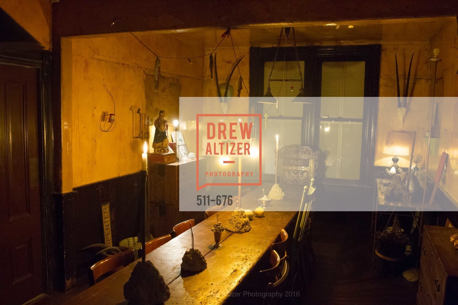 Atmosphere, 500 Capp Street Preview Reception, 500 Capp Street Foundation. 500 Capp Street, January 7th, 2016,Drew Altizer, Drew Altizer Photography, full-service agency, private events, San Francisco photographer, photographer california