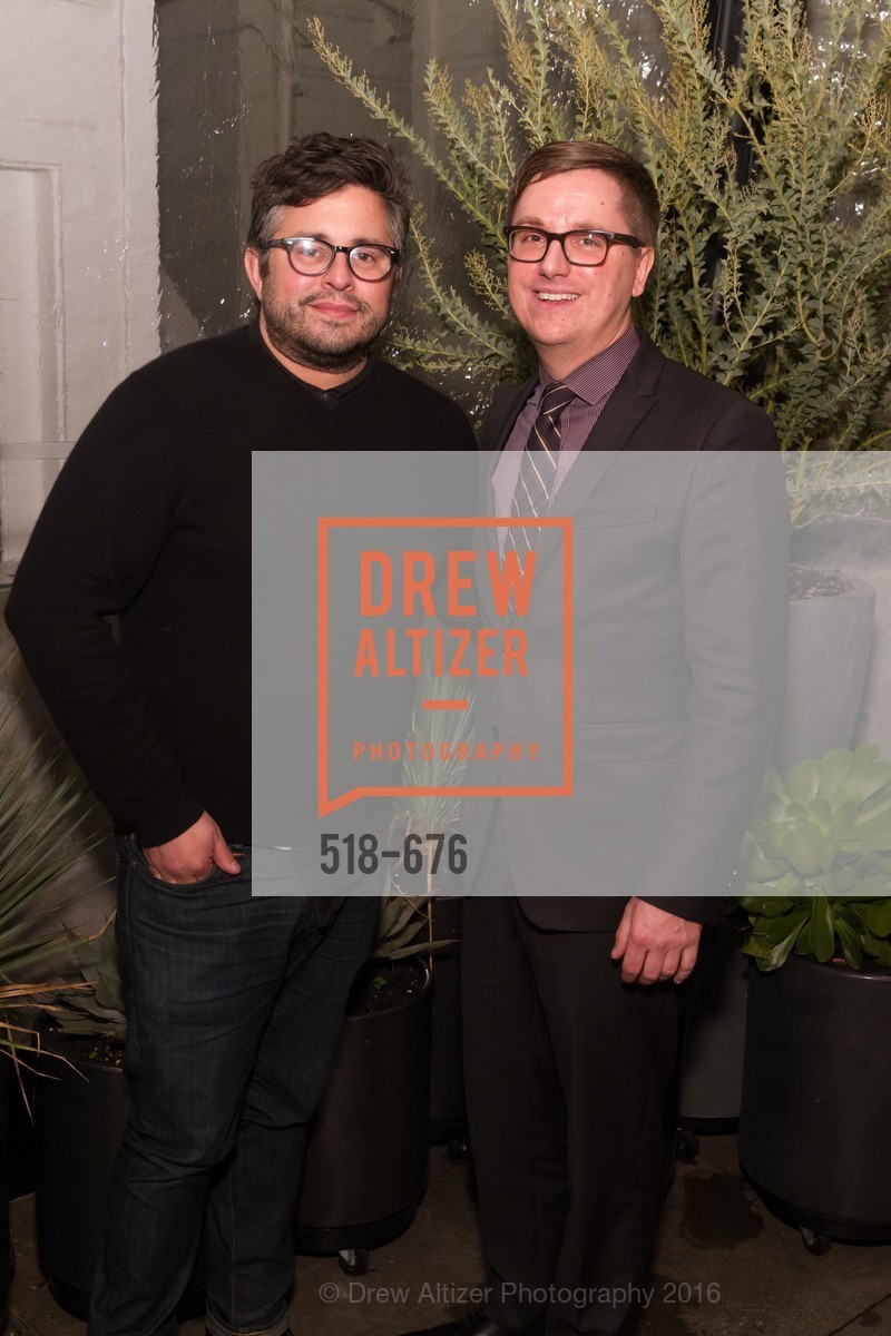 Matthew Goudeau, Tom DeCaigny, 500 Capp Street Preview Reception, 500 Capp Street Foundation. 500 Capp Street, January 7th, 2016,Drew Altizer, Drew Altizer Photography, full-service agency, private events, San Francisco photographer, photographer california