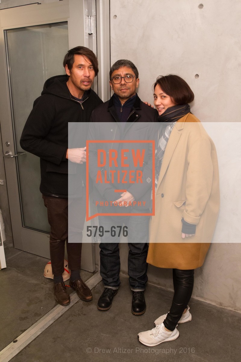 Ray Virgil, Chris Perez, Makiko Fujikawa, 500 Capp Street Preview Reception, 500 Capp Street Foundation. 500 Capp Street, January 7th, 2016,Drew Altizer, Drew Altizer Photography, full-service agency, private events, San Francisco photographer, photographer california