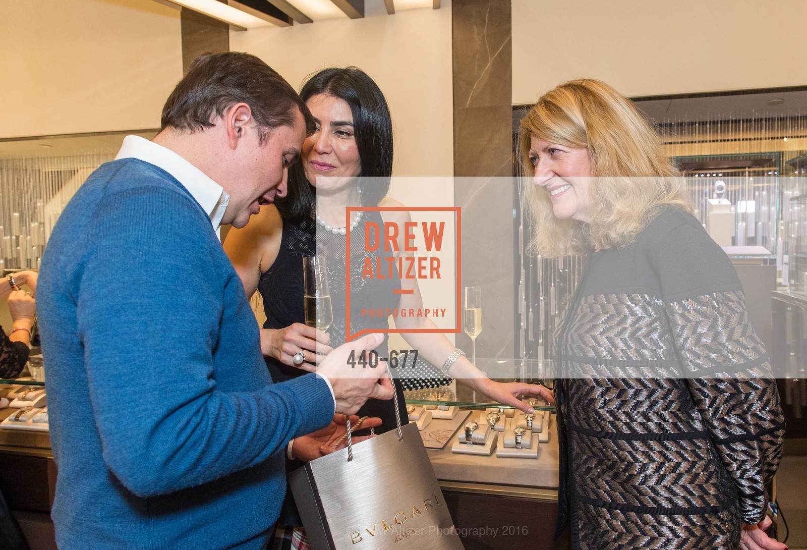 Jorge Jaramillo, Afsaneh Akhtari, Emely Weissman, Bulgari Hosts The 2016 Ballet Gala Patrons Party, Bulgari. 200 Stockton st, January 7th, 2016,Drew Altizer, Drew Altizer Photography, full-service agency, private events, San Francisco photographer, photographer california