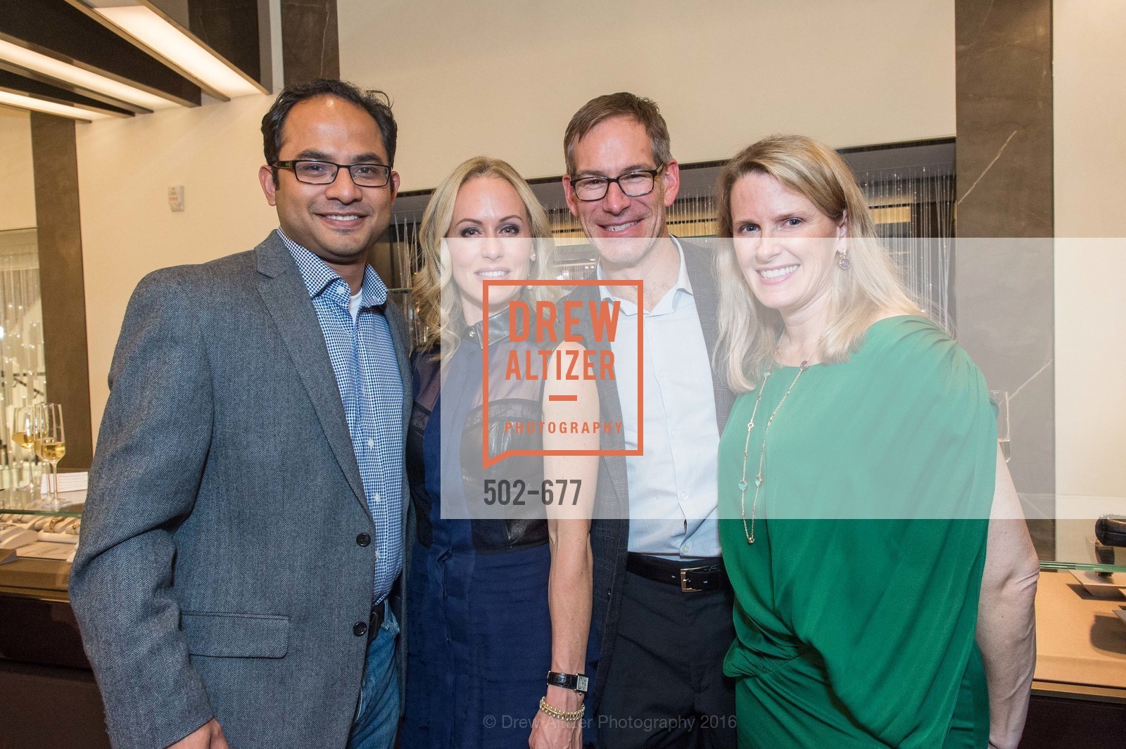 Mainul Mondal, Holly Hollenbeck, Chris Hollenbeck, Marie Hurabiell, Bulgari Hosts The 2016 Ballet Gala Patrons Party, Bulgari. 200 Stockton st, January 7th, 2016,Drew Altizer, Drew Altizer Photography, full-service agency, private events, San Francisco photographer, photographer california