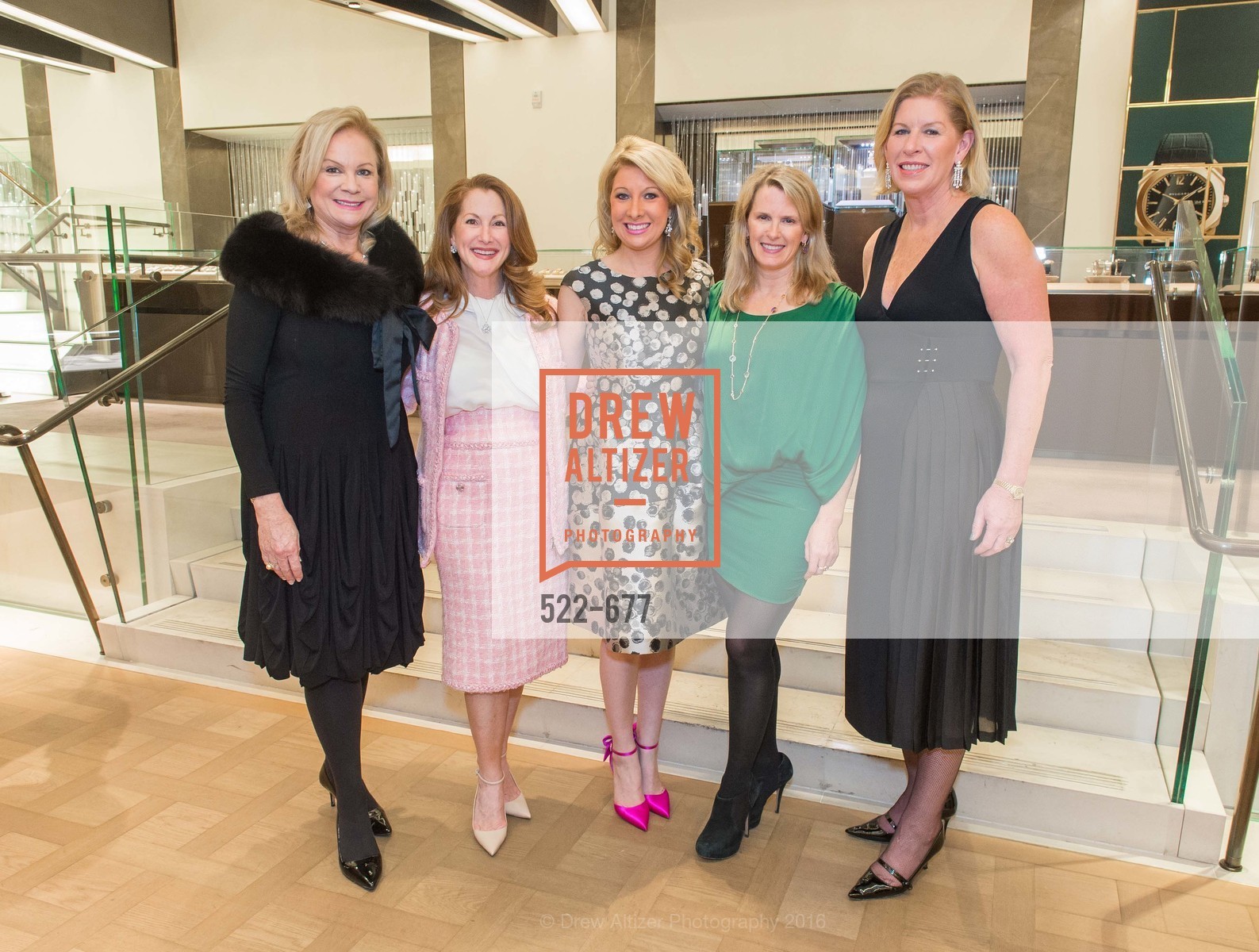 Claire Kostic, Ave Seltsam, Jennifer Mancuso, Marie Hurabiell, Jennifer Brandenburg, Bulgari Hosts The 2016 Ballet Gala Patrons Party, Bulgari. 200 Stockton st, January 7th, 2016,Drew Altizer, Drew Altizer Photography, full-service event agency, private events, San Francisco photographer, photographer California
