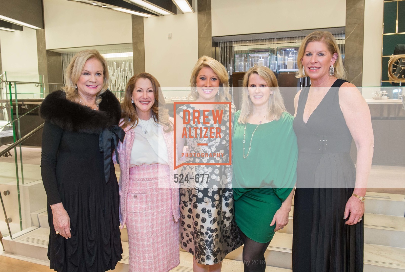 Claire Kostic, Ave Seltsam, Jennifer Mancuso, Marie Hurabiell, Jennifer Brandenburg, Bulgari Hosts The 2016 Ballet Gala Patrons Party, Bulgari. 200 Stockton st, January 7th, 2016,Drew Altizer, Drew Altizer Photography, full-service agency, private events, San Francisco photographer, photographer california