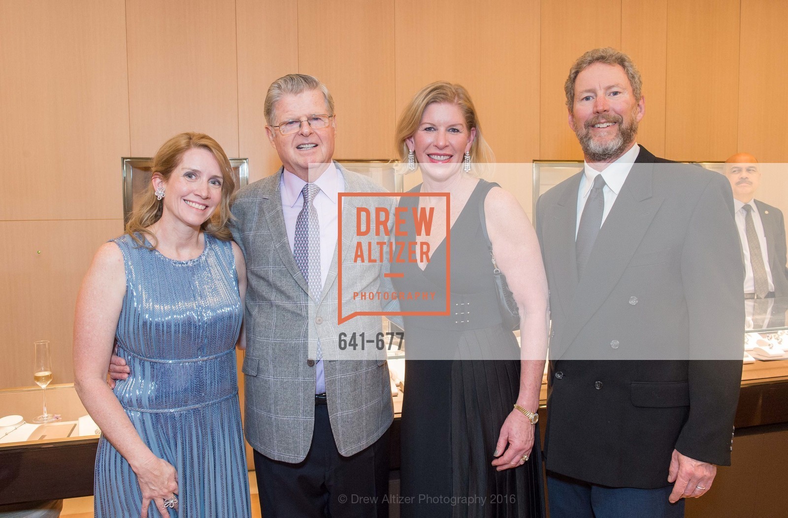 Jennifer Walske, Richard Barker, Jennifer Brandenburg, Bill Brandenburg, Bulgari Hosts The 2016 Ballet Gala Patrons Party, Bulgari. 200 Stockton st, January 7th, 2016,Drew Altizer, Drew Altizer Photography, full-service event agency, private events, San Francisco photographer, photographer California