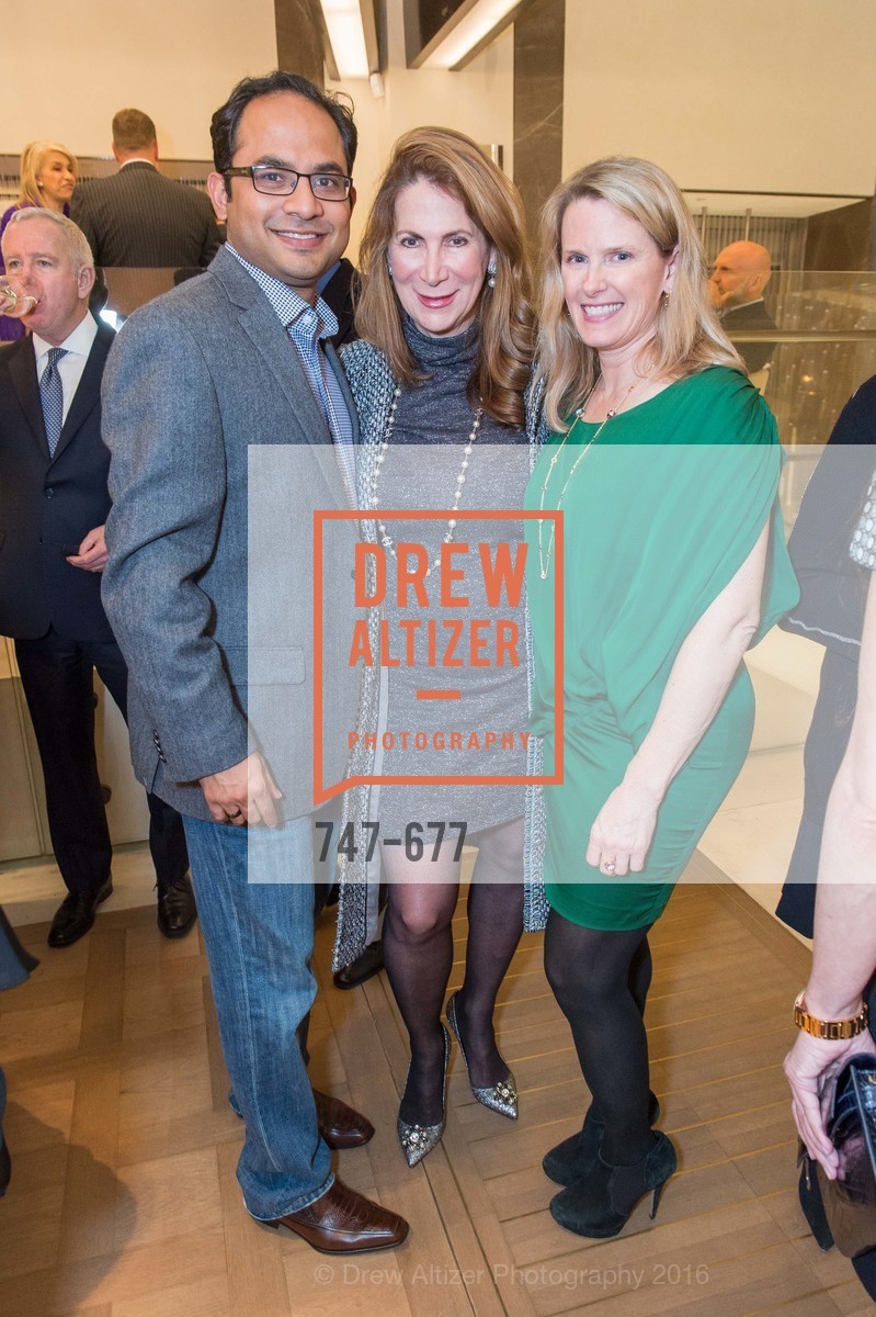 Mainul Mondal, Patricia Ferrin Loucks, Marie Hurabiell, Bulgari Hosts The 2016 Ballet Gala Patrons Party, Bulgari. 200 Stockton st, January 7th, 2016,Drew Altizer, Drew Altizer Photography, full-service agency, private events, San Francisco photographer, photographer california