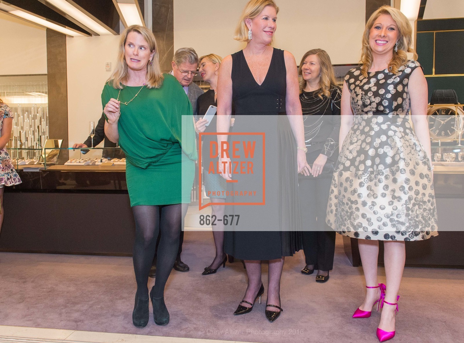 Marie Hurabiell, Jennifer Brandenburg, Jennifer Mancuso, Bulgari Hosts The 2016 Ballet Gala Patrons Party, Bulgari. 200 Stockton st, January 7th, 2016,Drew Altizer, Drew Altizer Photography, full-service agency, private events, San Francisco photographer, photographer california