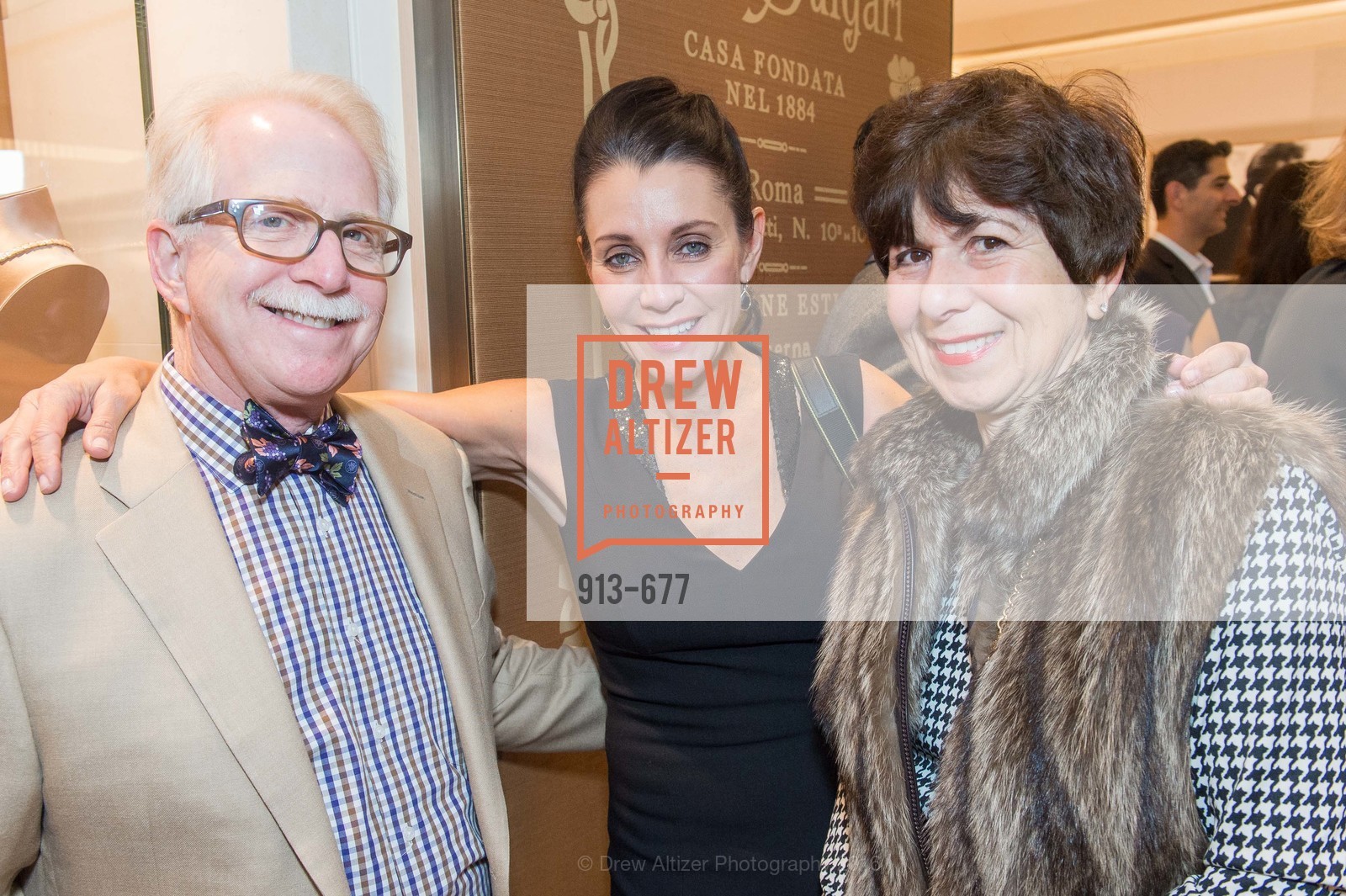 Bob Newman, Deborah Taylor, Jan Newman, Bulgari Hosts The 2016 Ballet Gala Patrons Party, Bulgari. 200 Stockton st, January 7th, 2016,Drew Altizer, Drew Altizer Photography, full-service agency, private events, San Francisco photographer, photographer california