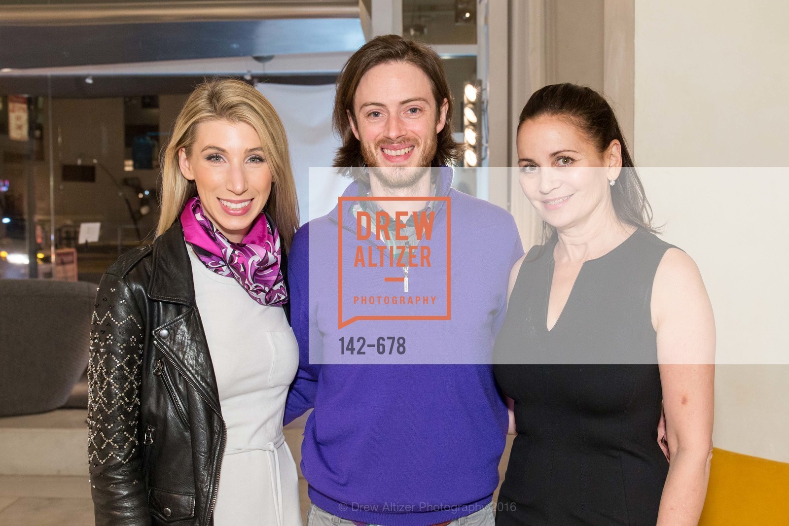 Maggie Winterfeldt Clark, Chris Clark, Jane Burkhard, 2016 ENCORE! Launch Party, Ligne Roset. 162 King Street, January 7th, 2016,Drew Altizer, Drew Altizer Photography, full-service event agency, private events, San Francisco photographer, photographer California