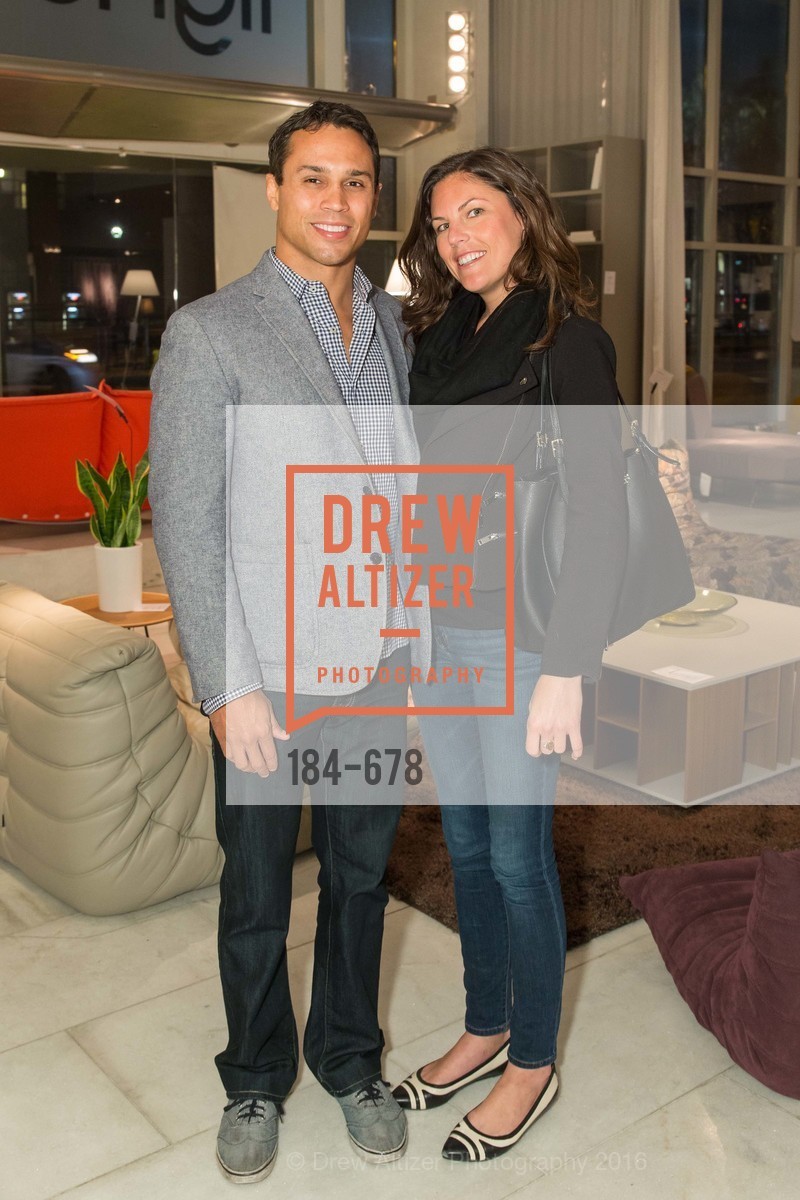 Oscar Santiago, Rachel Hall, 2016 ENCORE! Launch Party, Ligne Roset. 162 King Street, January 7th, 2016,Drew Altizer, Drew Altizer Photography, full-service agency, private events, San Francisco photographer, photographer california