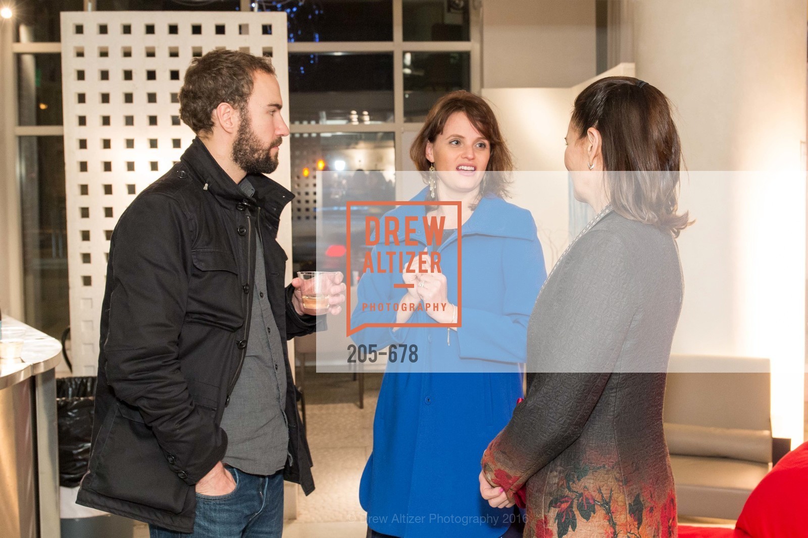 Michael Burnett, Alyson Blume, Jane Burkhard, 2016 ENCORE! Launch Party, Ligne Roset. 162 King Street, January 7th, 2016,Drew Altizer, Drew Altizer Photography, full-service agency, private events, San Francisco photographer, photographer california