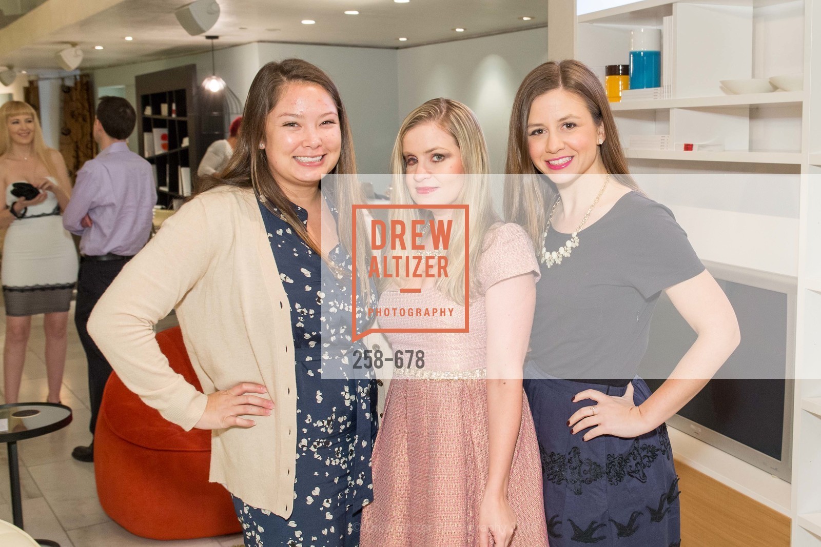 Katherine Sakoda, Julie Hall, Kristi Symon, 2016 ENCORE! Launch Party, Ligne Roset. 162 King Street, January 7th, 2016,Drew Altizer, Drew Altizer Photography, full-service event agency, private events, San Francisco photographer, photographer California