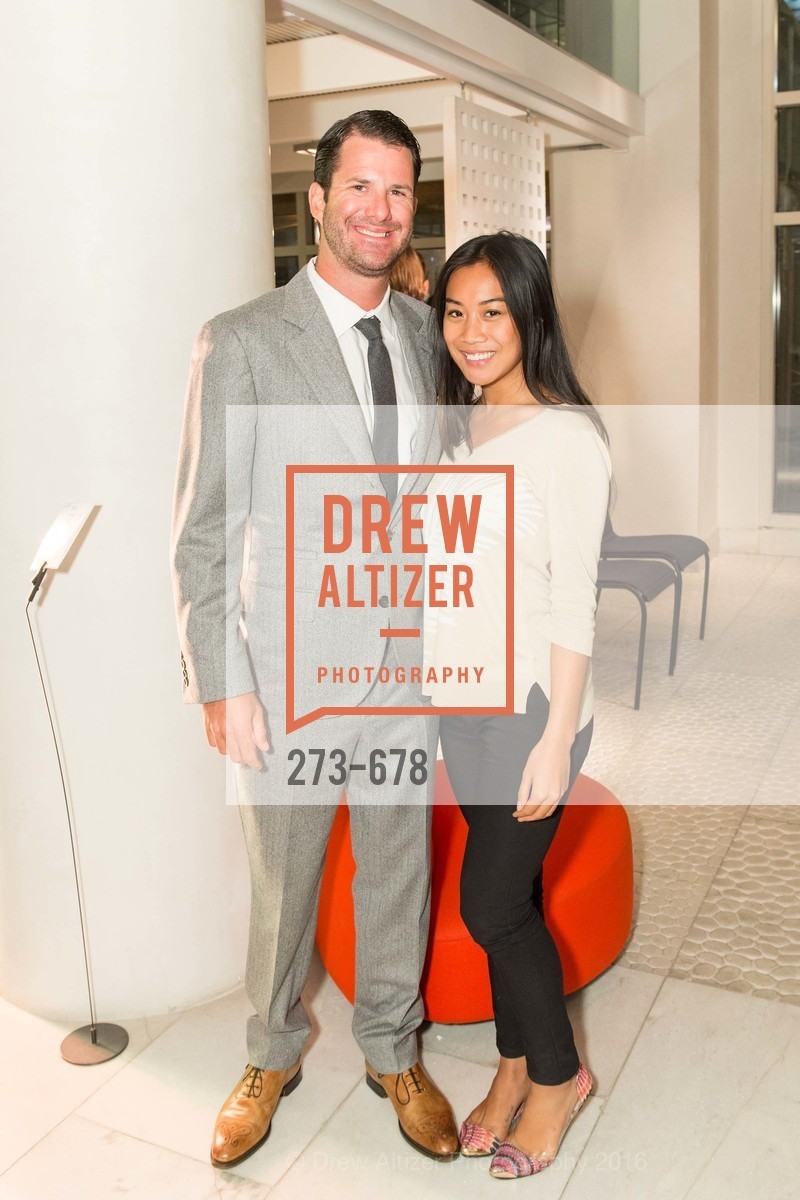 Sean Taube, Louella Aquino, 2016 ENCORE! Launch Party, Ligne Roset. 162 King Street, January 7th, 2016, Photo #273-678 Sean Taube, Louella Aquino, Photo #273-678