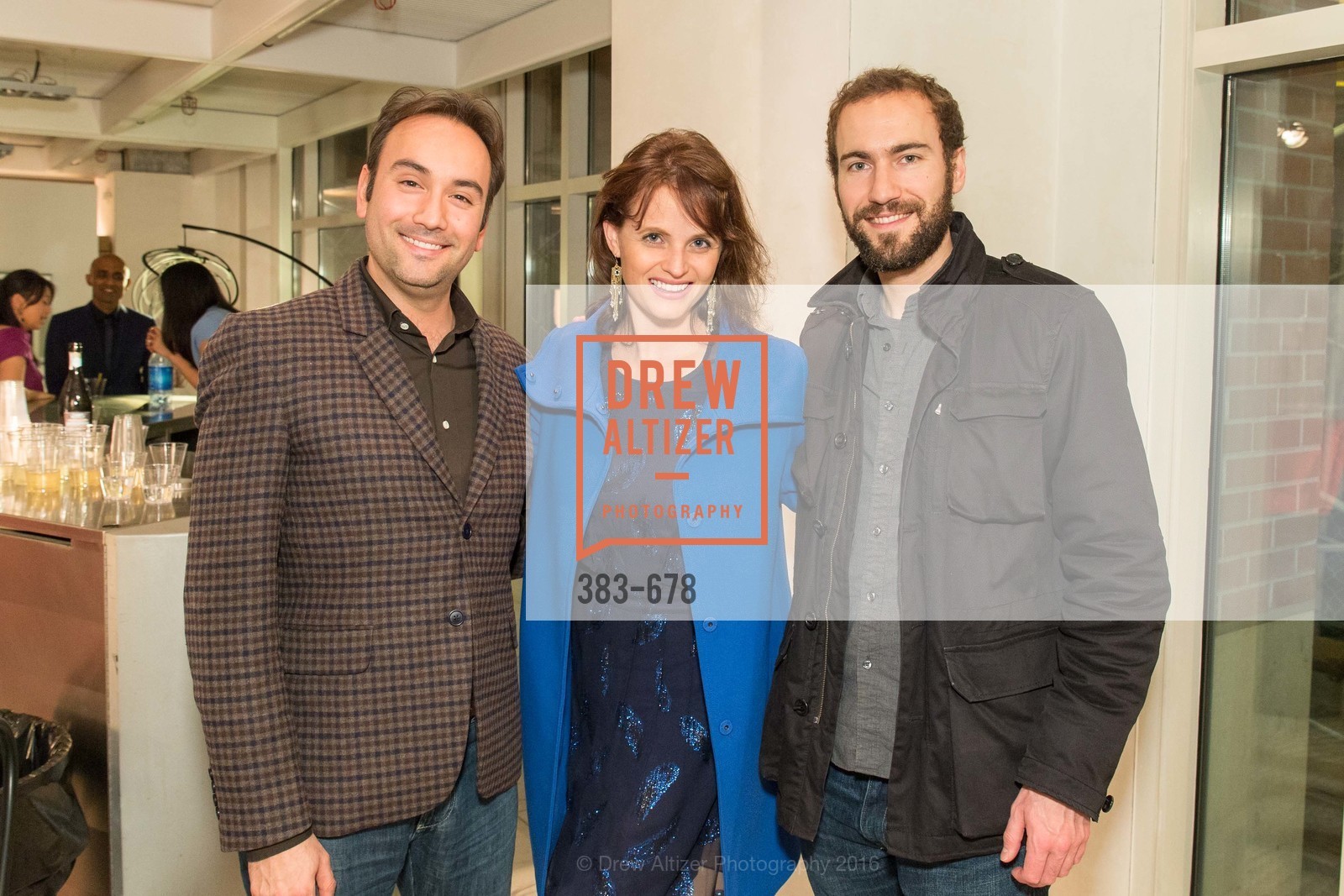 Christopher Correa, Alyson Blume, Michael Burnett, 2016 ENCORE! Launch Party, Ligne Roset. 162 King Street, January 7th, 2016,Drew Altizer, Drew Altizer Photography, full-service event agency, private events, San Francisco photographer, photographer California