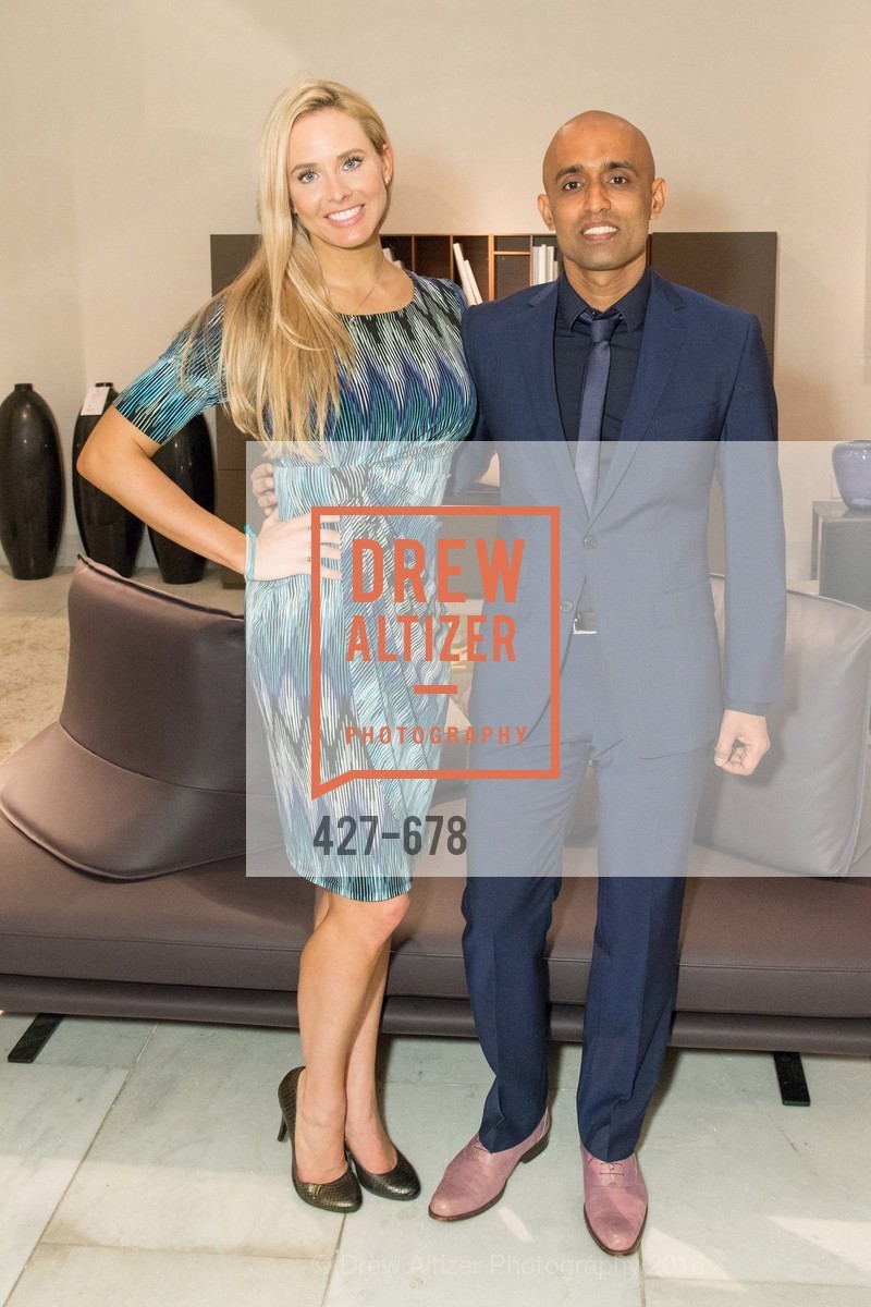 Elizabeth Sgarrella, Sunil Sharma, 2016 ENCORE! Launch Party, Ligne Roset. 162 King Street, January 7th, 2016,Drew Altizer, Drew Altizer Photography, full-service agency, private events, San Francisco photographer, photographer california