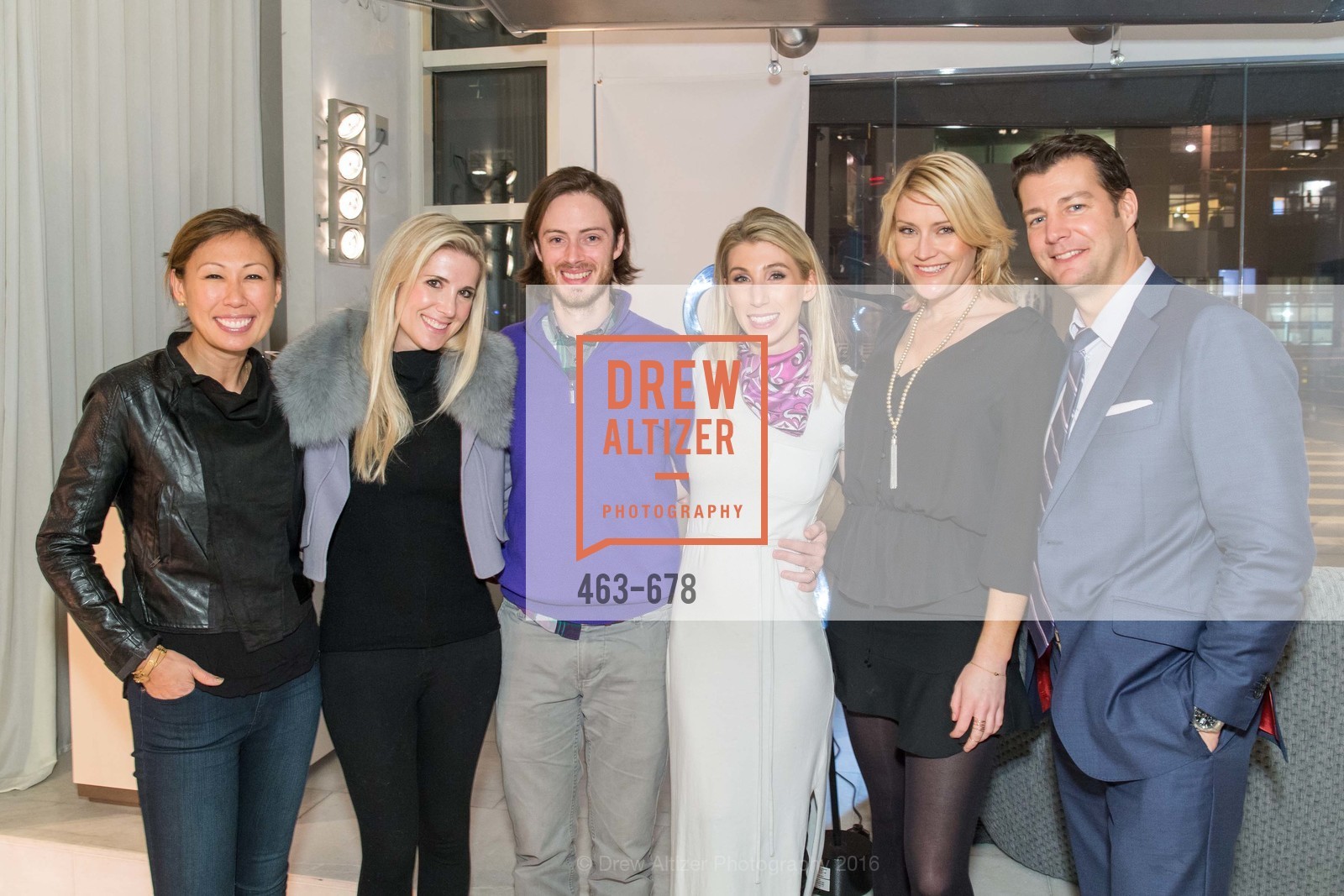 Joy Boatwright, Samantha Hartwell, Chris Clark, Maggie Winterfeldt Clark, Sarah Eckersley, Matt Whall, 2016 ENCORE! Launch Party, Ligne Roset. 162 King Street, January 7th, 2016,Drew Altizer, Drew Altizer Photography, full-service agency, private events, San Francisco photographer, photographer california