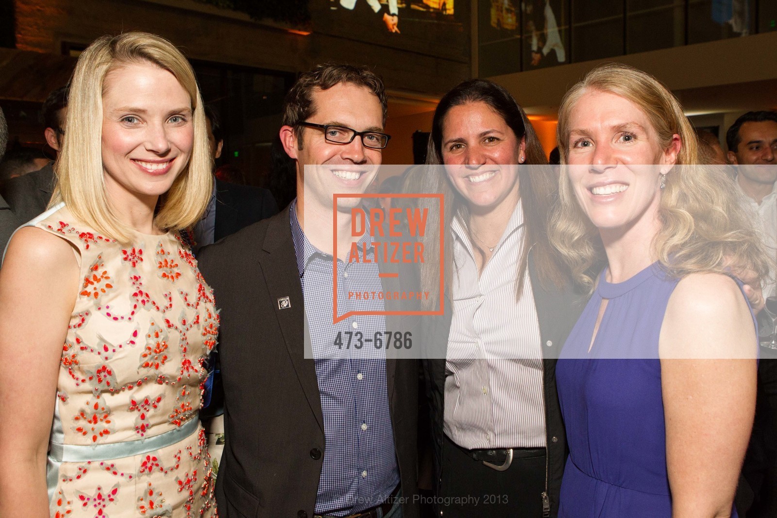 Marissa Mayer, Jeremy Bird, Sarah Leary, Patricia Moll Kriese, FORTUNE 40 Under 40, AirBNB Headquarters. 888 Brannan St, October 3rd, 2013, Photo #473-6786 Marissa Mayer, Jeremy Bird, Sarah Leary, Patricia Moll Kriese, Photo #473-6786