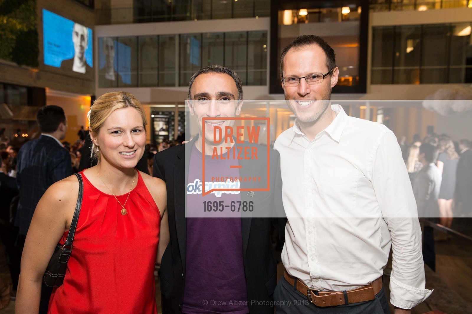Jessica Hambura, Sam Yagan, Eric Giovanola, FORTUNE 40 Under 40, AirBNB Headquarters. 888 Brannan St, October 3rd, 2013, Photo #1695-6786 Jessica Hambura, Sam Yagan, Eric Giovanola, Photo #1695-6786