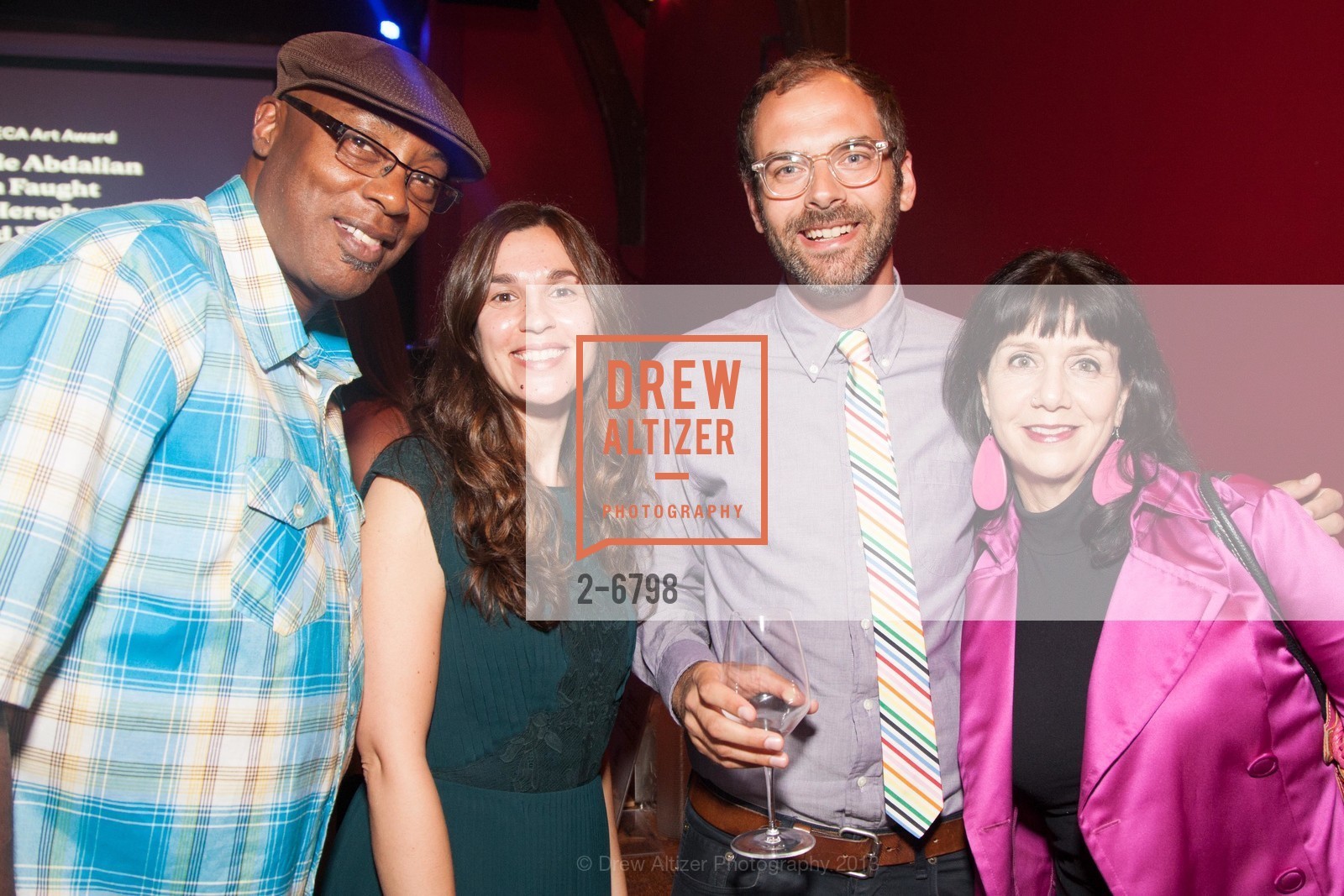 Nick Gardner, Jenny Ghieth, Josh Faught, Deborah Valoma, SFMoMA SECA Art Award Opening Reception, US, September 11th, 2013, Photo #2-6798 Nick Gardner, Jenny Ghieth, Josh Faught, Deborah Valoma, Photo #2-6798
