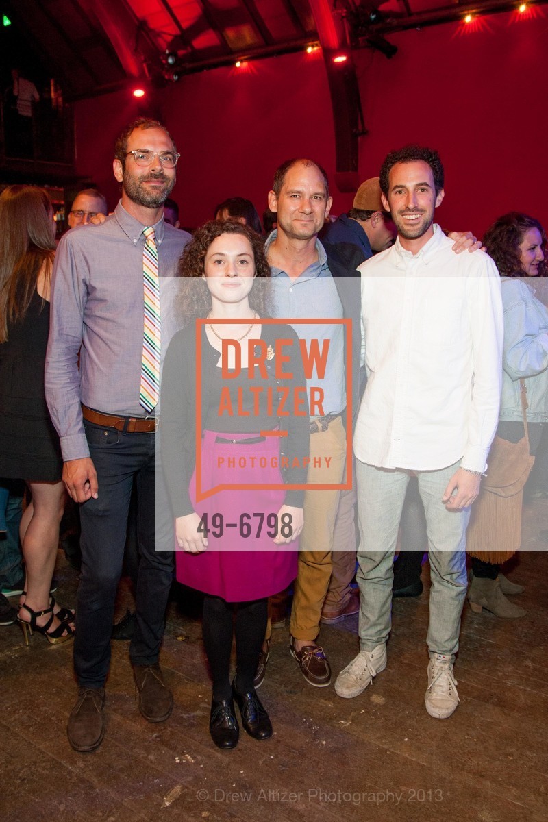 Josh Faught, Zarouhie Abdalian, Jonn Herschend, David Wilson, SFMoMA SECA Art Award Opening Reception, US, September 11th, 2013, Photo #49-6798 Josh Faught, Zarouhie Abdalian, Jonn Herschend, David Wilson, Photo #49-6798