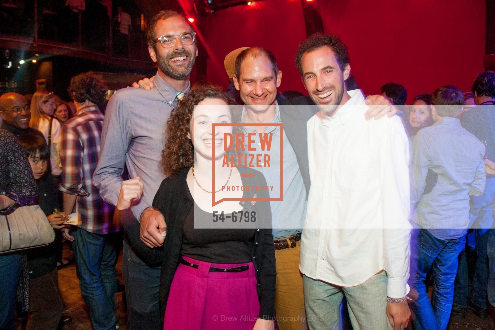Josh Faught, Zarouhie Abdalian, Jonn Herschend, David Wilson, SFMoMA SECA Art Award Opening Reception, US, September 11th, 2013, Photo #54-6798 Josh Faught, Zarouhie Abdalian, Jonn Herschend, David Wilson, Photo #54-6798