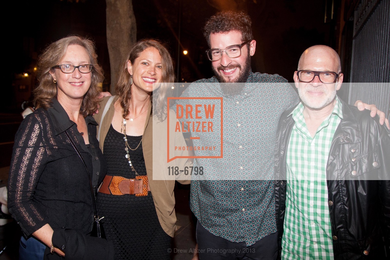 Janet Bishop, Erica Gangsei, Benjamin Vilmain, Glenn Helfend, SFMoMA SECA Art Award Opening Reception, US, September 11th, 2013, Photo #118-6798 Janet Bishop, Erica Gangsei, Benjamin Vilmain, Glenn Helfend, Photo #118-6798