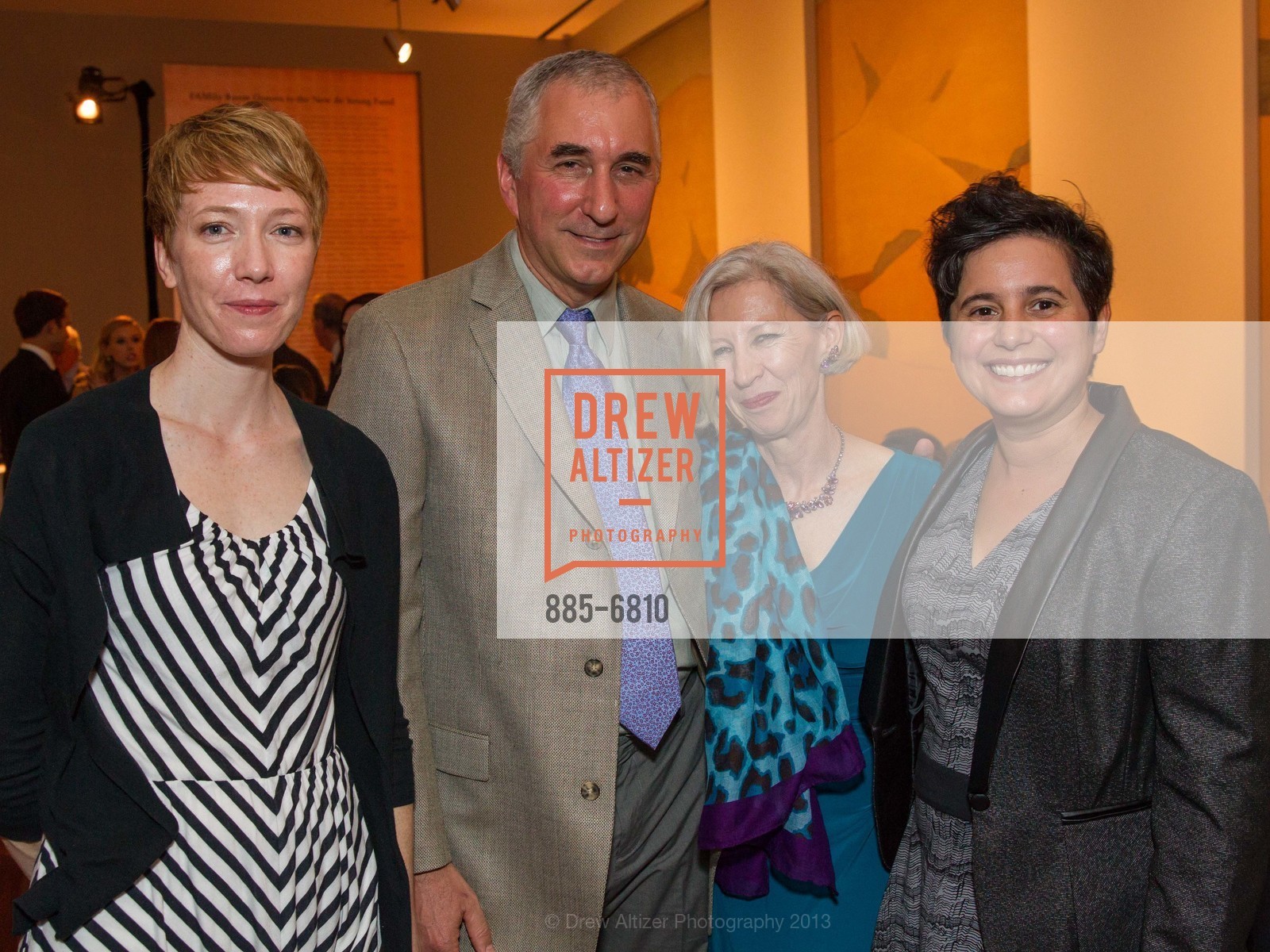 Shannan Kelly, Greg Rose, Siobhan McClure, Elena Gomez, DAVID HOCKNEY: A Bigger Exhibition, A Bigger Opening, US, October 24th, 2013, Photo #885-6810 Shannan Kelly, Greg Rose, Siobhan McClure, Elena Gomez, Photo #885-6810